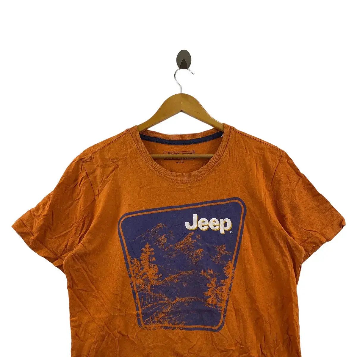 Jeep JEEP Nature Outdoor Mountain Orange Tee Shirt Top Size US M / EU 48-50 / 2 - 2 Thumbnail