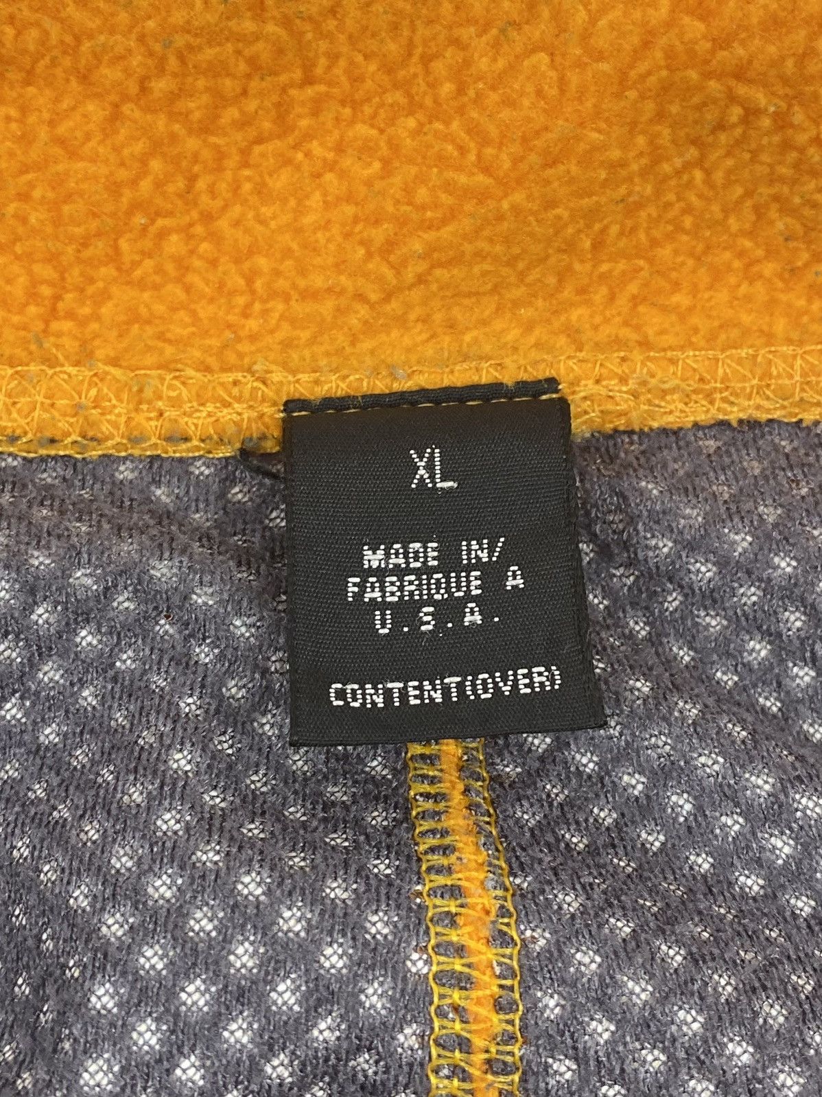 Patagonia 1990’s Vintage Patagonia Orange Full Zip Pile Fleece Jacket Size US XL / EU 56 / 4 - 3 Thumbnail