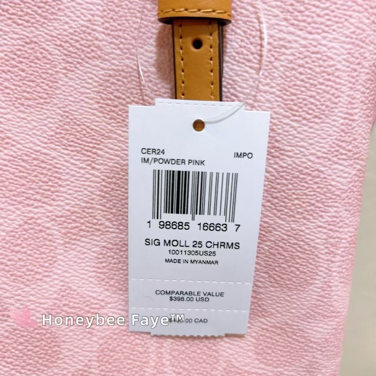 Coach Mollie Tote Bag 25 In Signature Canvas With Charms CER24 Size ONE SIZE - 13 Thumbnail