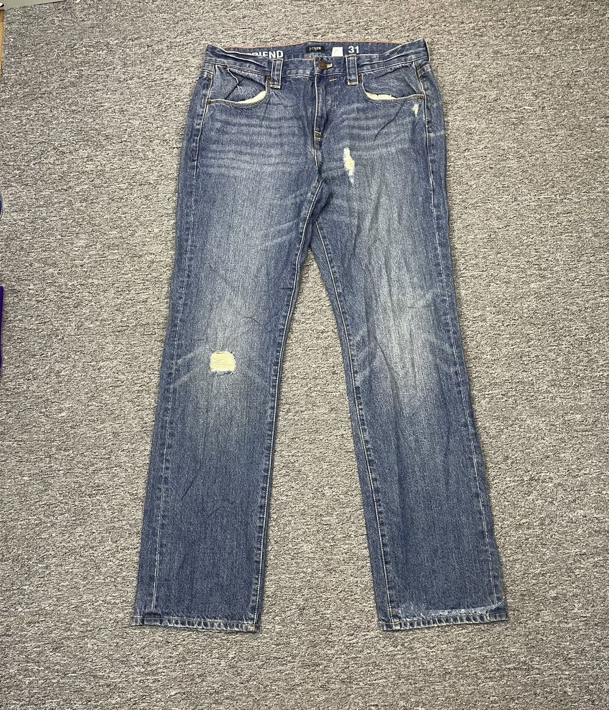 J.Crew × Vintage J. Crew Boyfriend Jeans Denim Size US 32 / EU 48 - 1 Thumbnail