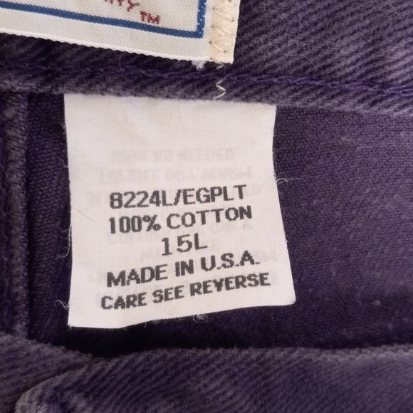 Arizona Jean Co. Arizona 15L Jeans Womens Purple Denim High Waisted 100% Cott Size 33" - 11 Thumbnail