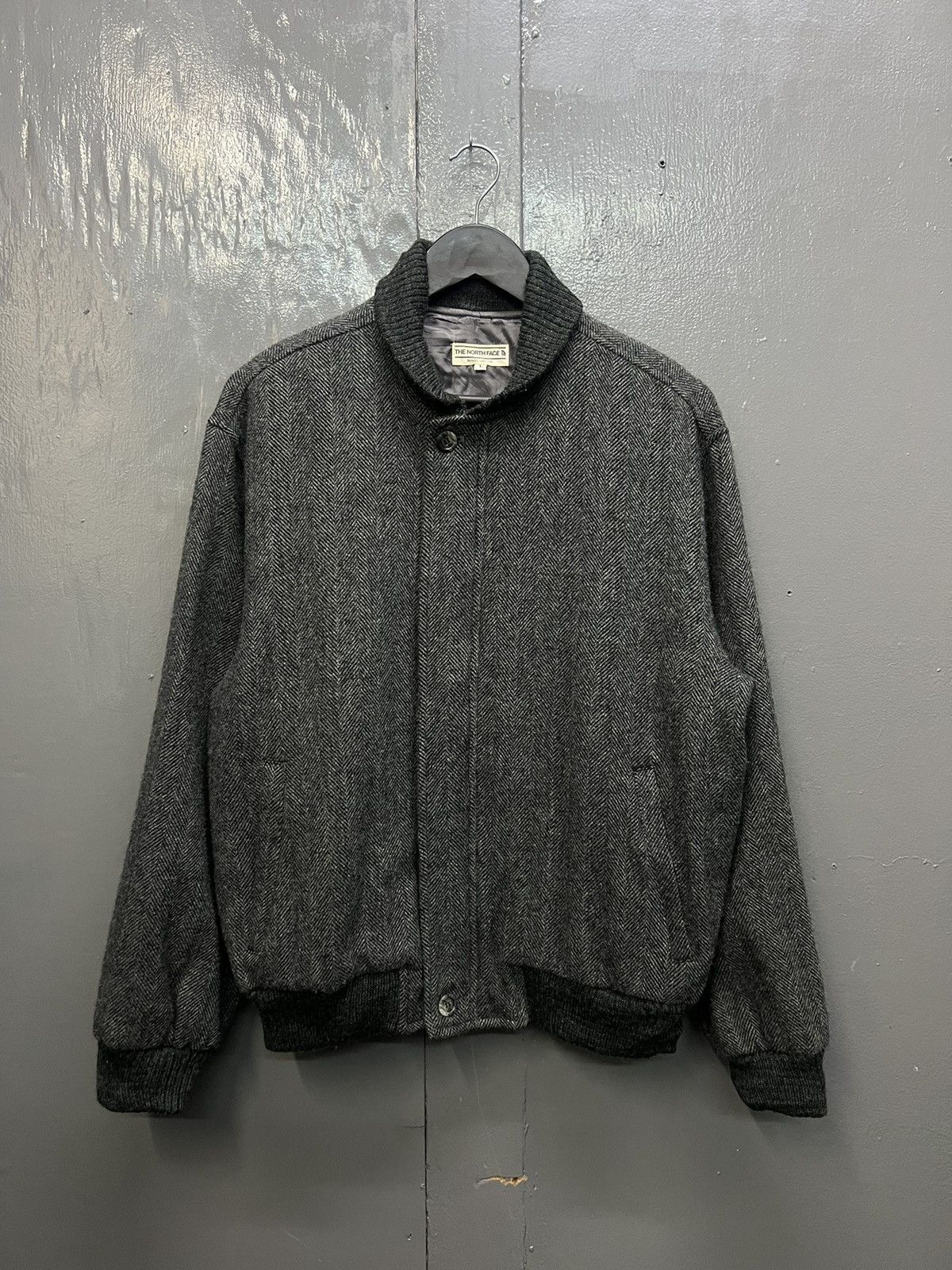 The North Face Vintaege The North Face Wool Fishbone Jacket Size US L / EU 52-54 / 3 - 1 Thumbnail
