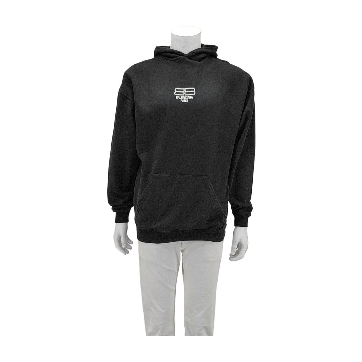 Balenciaga Balenciaga Logo Hoodie Black Size XS Size US XS / EU 42 / 0 - 1 Thumbnail