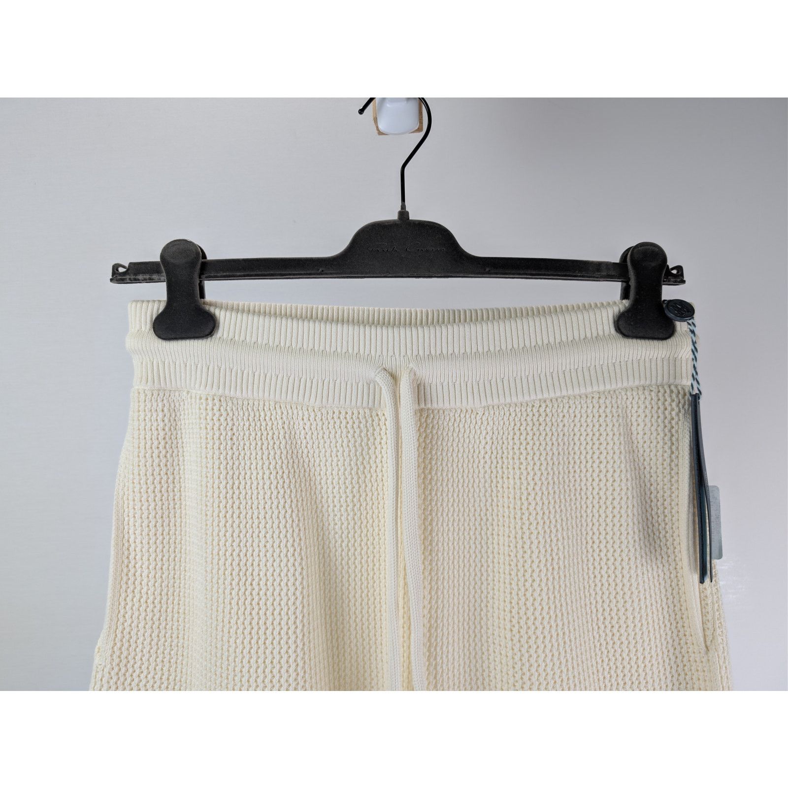 Amiri o1rshd1 Amiri Crochet Mesh Short Shorts in Ivory Size US 38 / EU 54 - 3 Thumbnail
