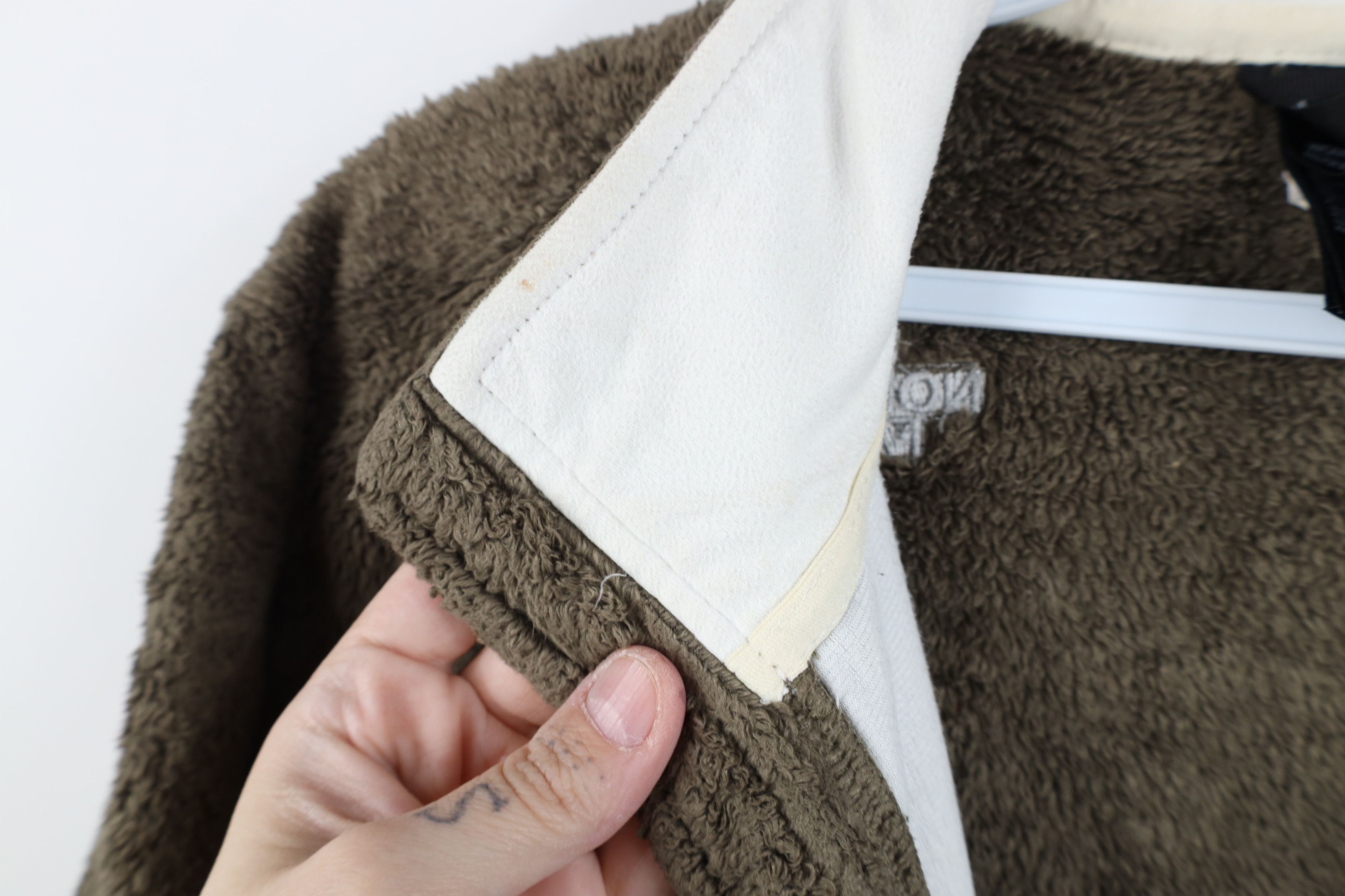 The North Face Vintage The North Face Shag Monkey Fleece Jacket Brown Size L / US 10 / IT 46 - 5 Thumbnail
