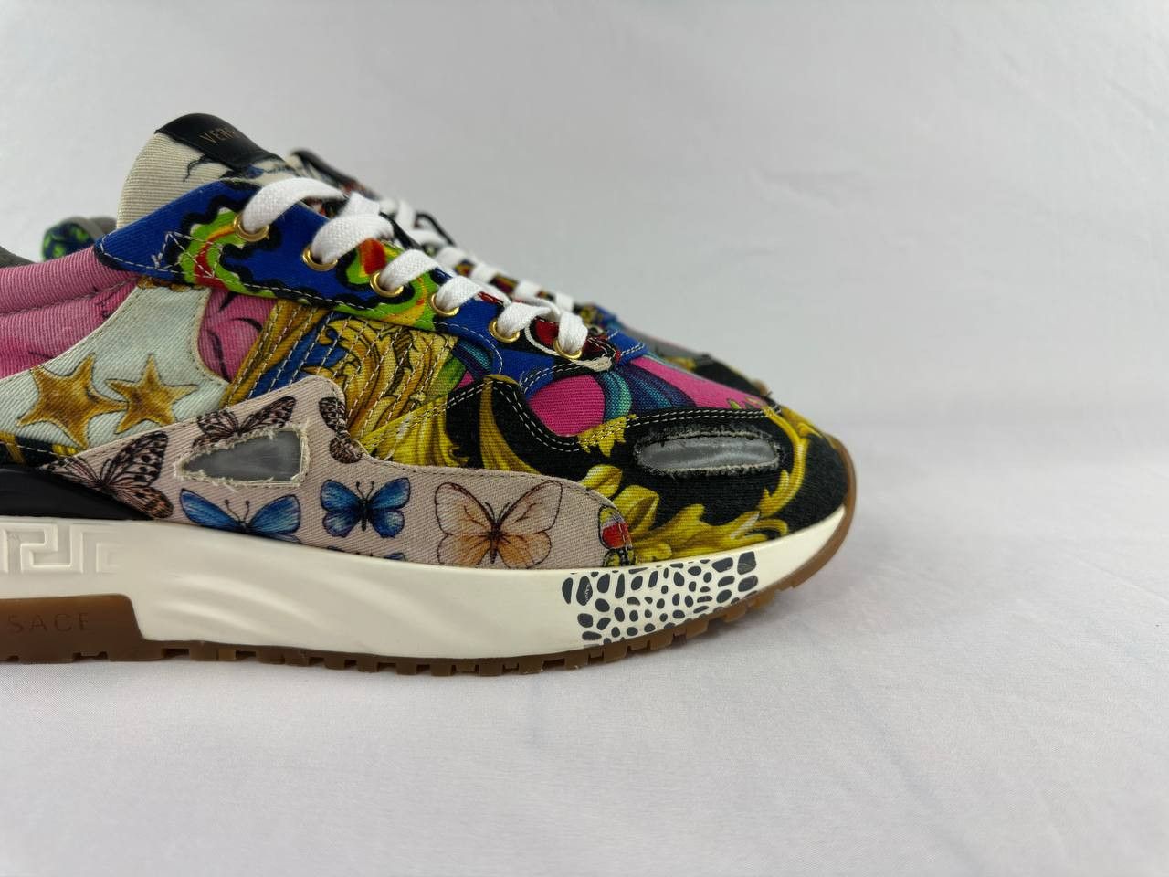 Versace Versace Achilles 'Baroque Print' Sneakers Size US 12 / EU 45 - 3 Thumbnail