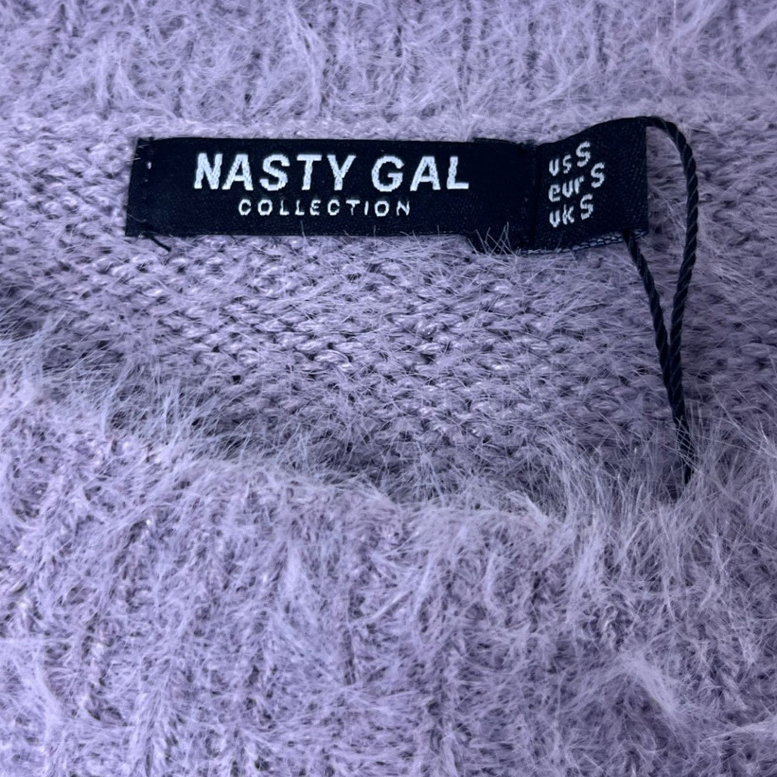 Nasty Gal Purple Fuzzy Nasty Gal Winter Sweater S Size S / US 4 / IT 40 - 2 Thumbnail