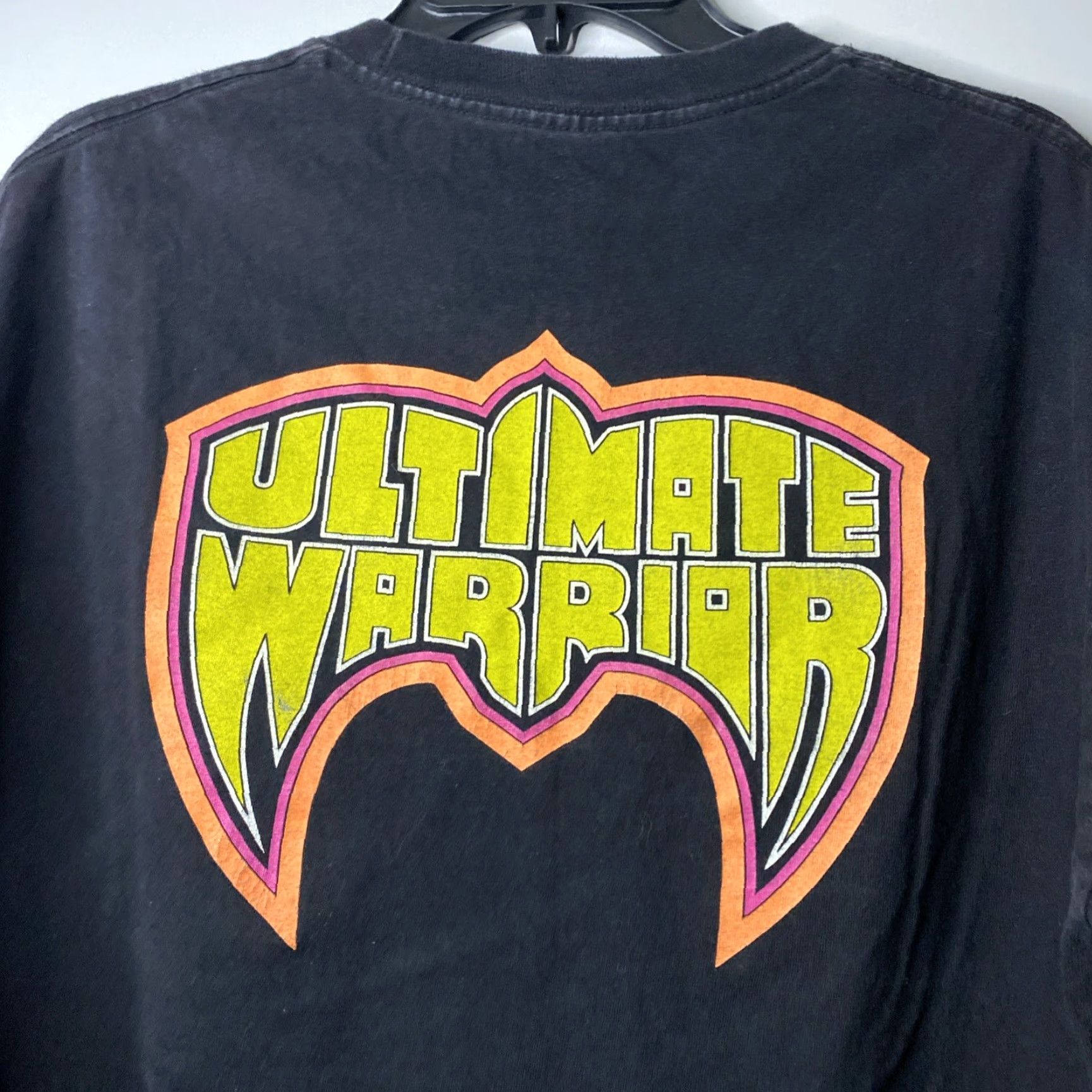 Doublet VINTAGE Ultimate Warrior Wrestling T Shirt Double Sided Mens Large L Black Short Sleeve Cotton WWE Size US L / EU 52-54 / 3 - 4 Thumbnail
