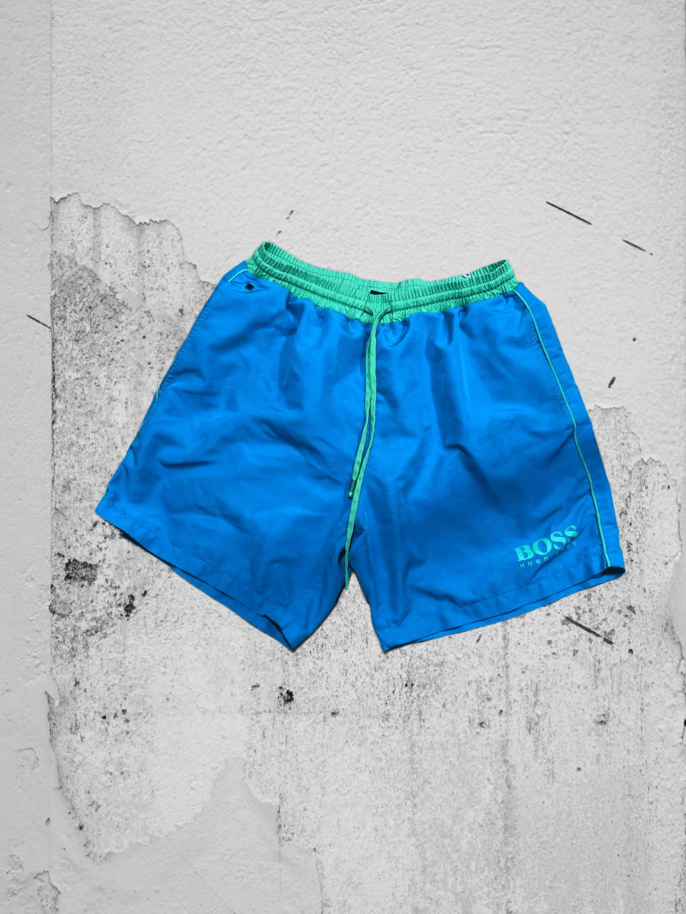 Hugo Boss Men HUGO BOSS Shorts Swimming Beach Summer Blue S Size US 30 / EU 46 - 1 Thumbnail