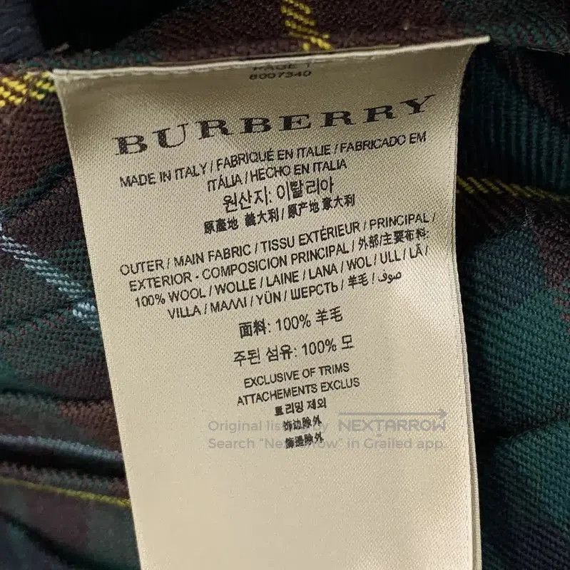 Burberry Burberry Women's Color Block Wool Skirt. Size 26" / US 2 / IT 38 - 6 Thumbnail