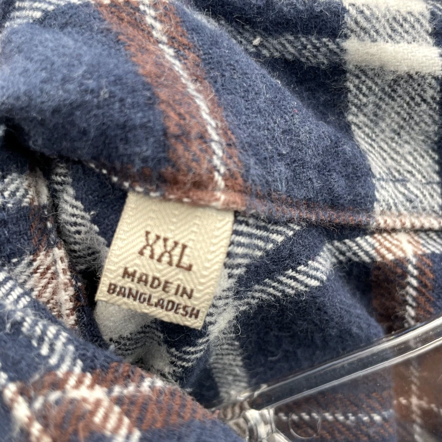 Vintage VINTAGE JACHS Flannel Shirt Men 2XL Navy Plaid Chamois Outdoor Cabin Workwear 90s Size US XXL / EU 58 / 5 - 5 Thumbnail