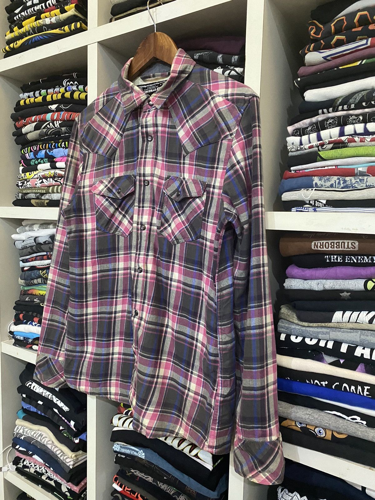 Flannel × Vintage Vintage Neutral Infinity Flannel Size US M / EU 48-50 / 2 - 3 Thumbnail