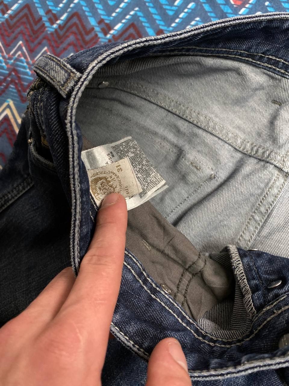 Diesel × Jean Vintage Diesel POIAK Industry Faded Jeans Pants Denim Size US 31 - 4 Thumbnail