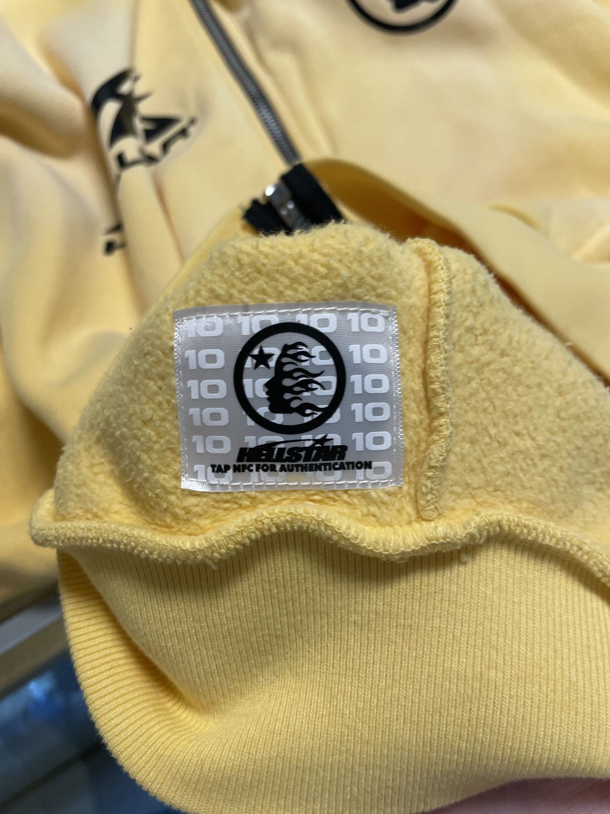 HELLSTAR Hellstar Sports SS24 Zip Up Hoodie Yellow S | Grailed