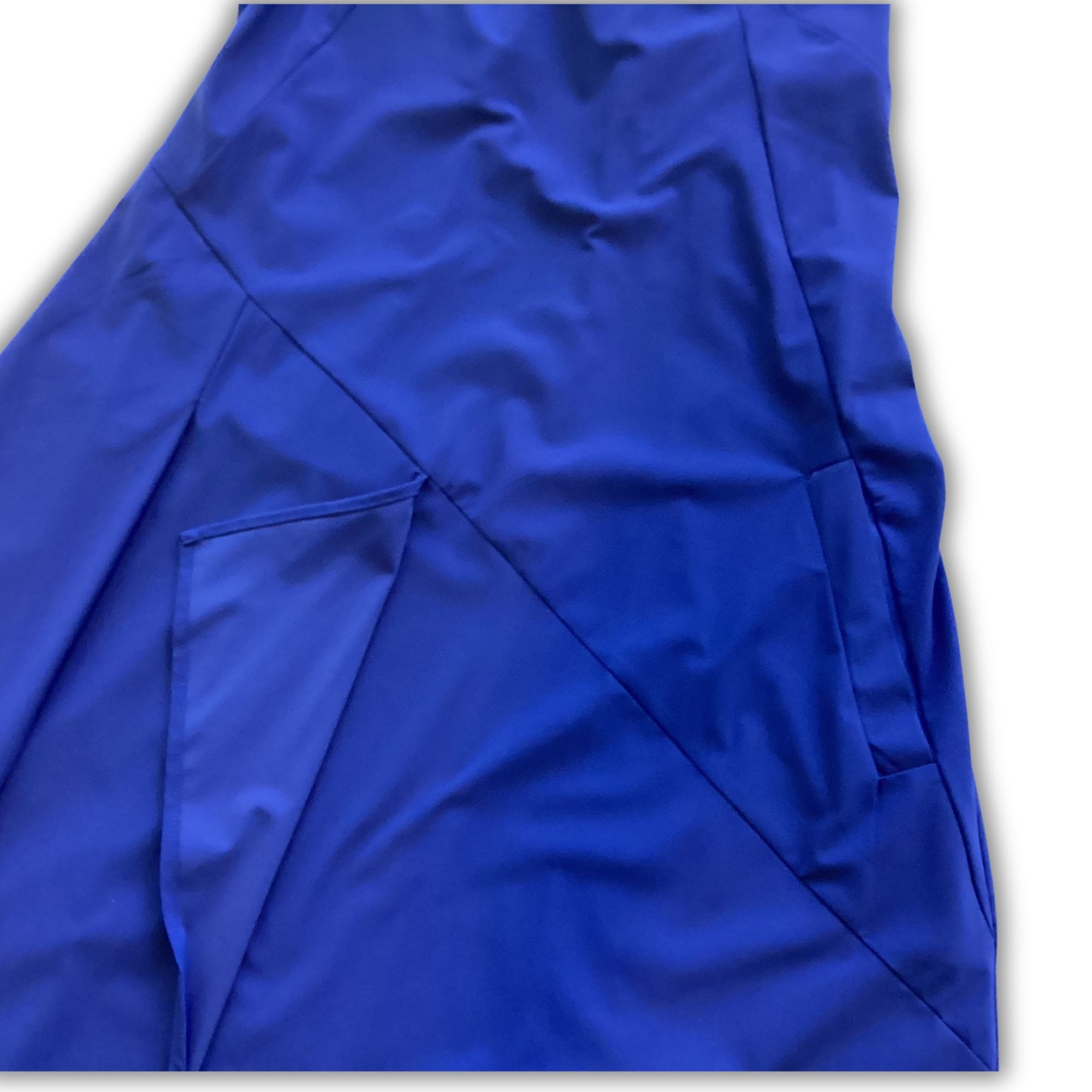 Other A.Marsi Blue Asymmetrical Dress With Adjustable Straps & Poc Size L / US 10 / IT 46 - 5 Thumbnail