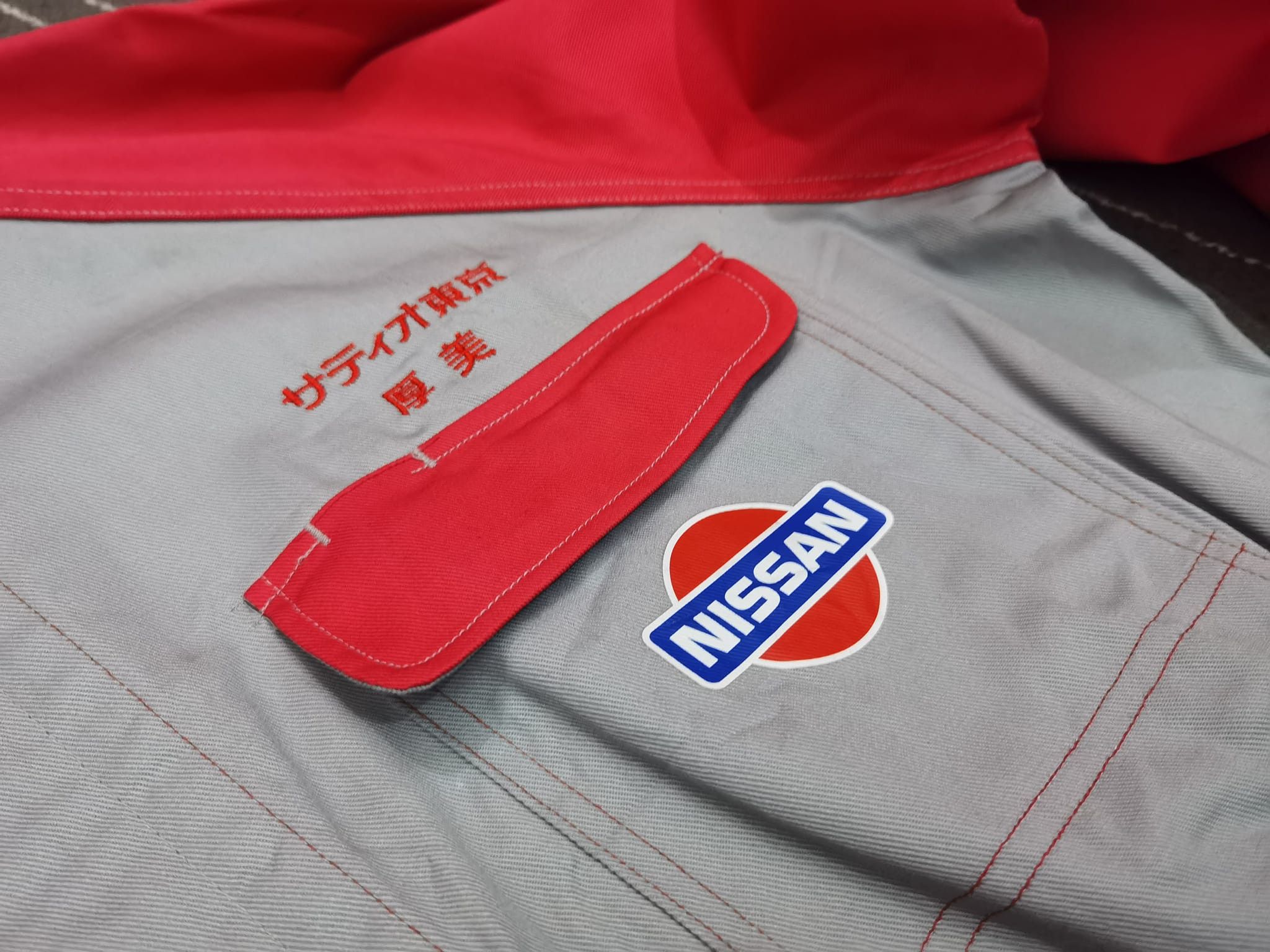 Japanese Brand JDM X NISSAN COVERALL M W34-40 3431 Size US 31 - 7 Thumbnail