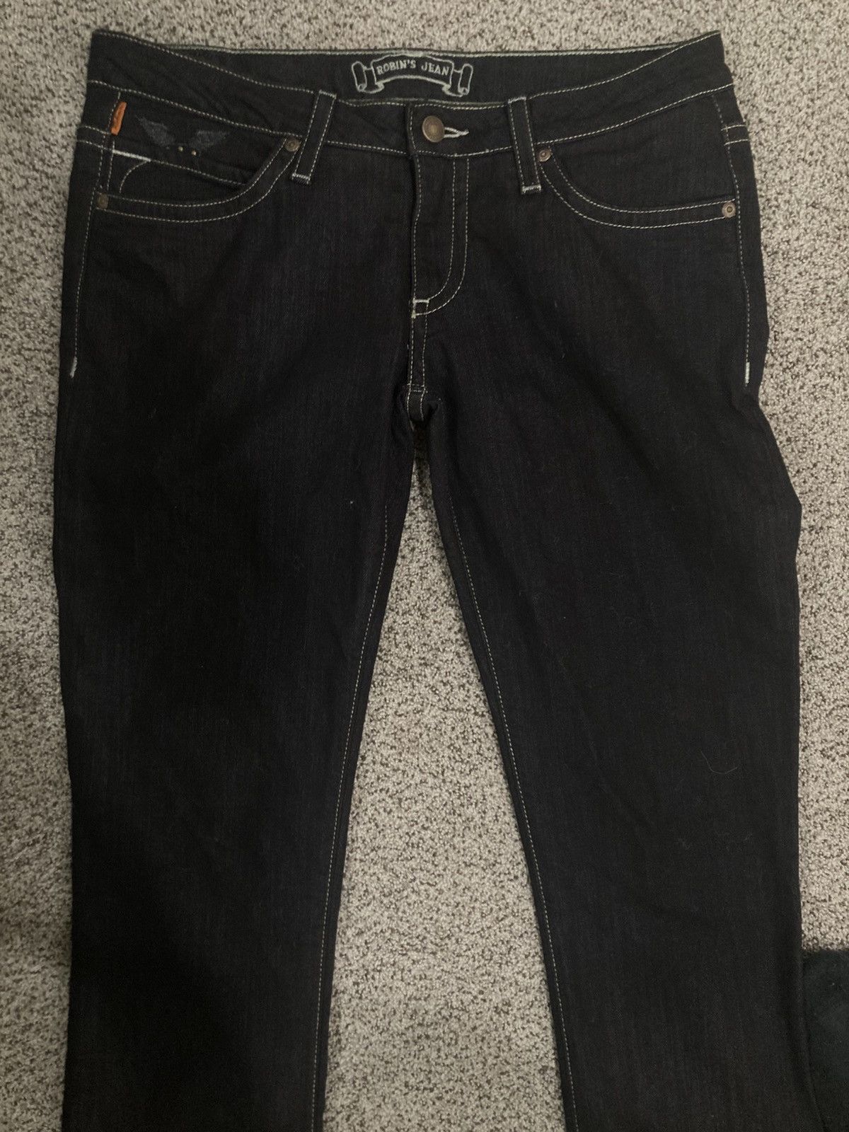 Robins Jeans RARE ROBINS JEAN BLACK + PINK Size US 30 / EU 46 - 5 Thumbnail