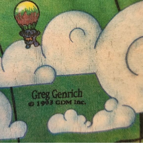 Liquid Blue Vintage 93 Grateful Dead Greg Genrich Songs To Fill The Air Size US XL / EU 56 / 4 - 3 Thumbnail