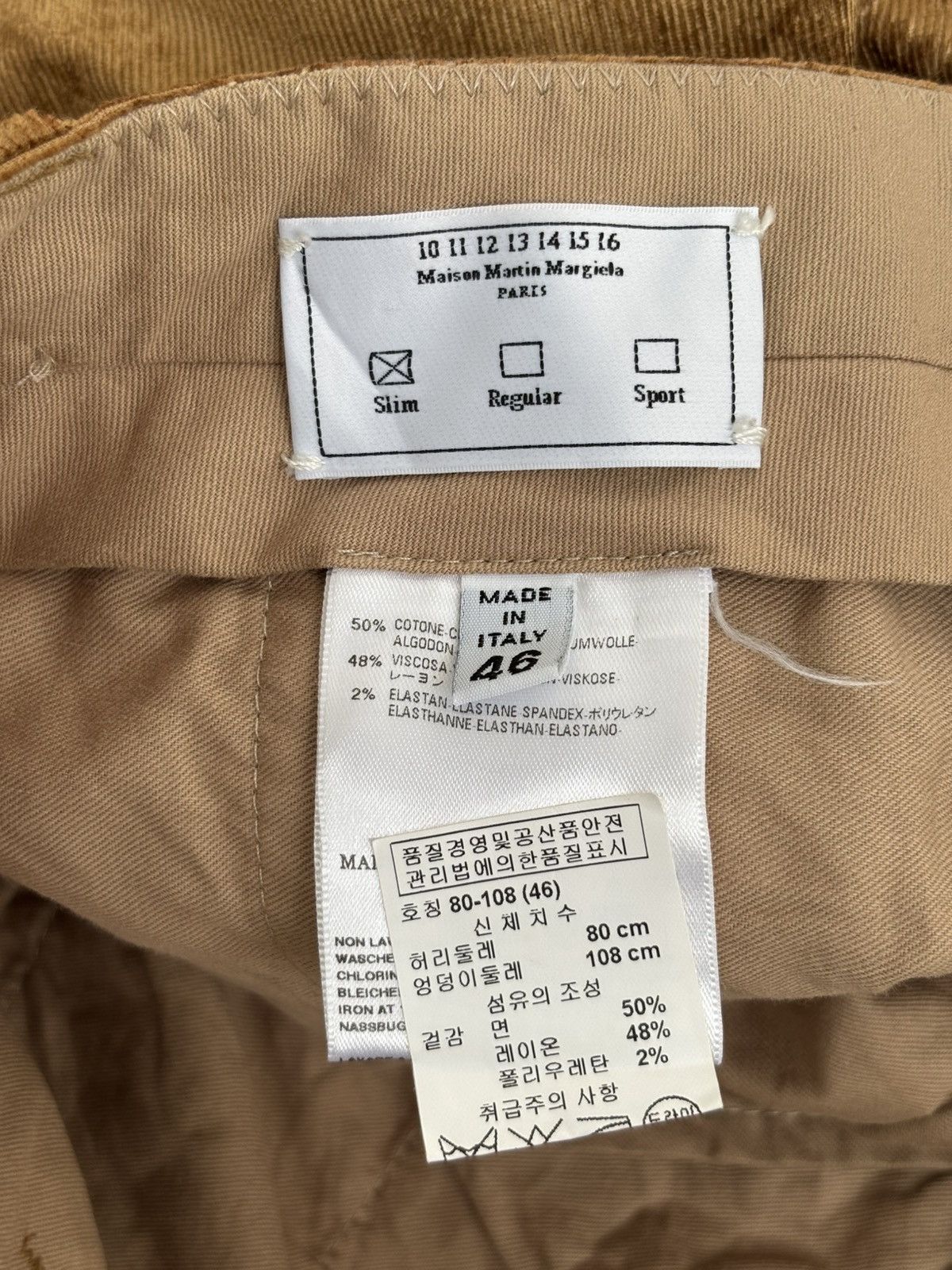 Maison Margiela Fall 2008 RUNWAY Martin era Gold Trousers Size US 31 - 9 Thumbnail
