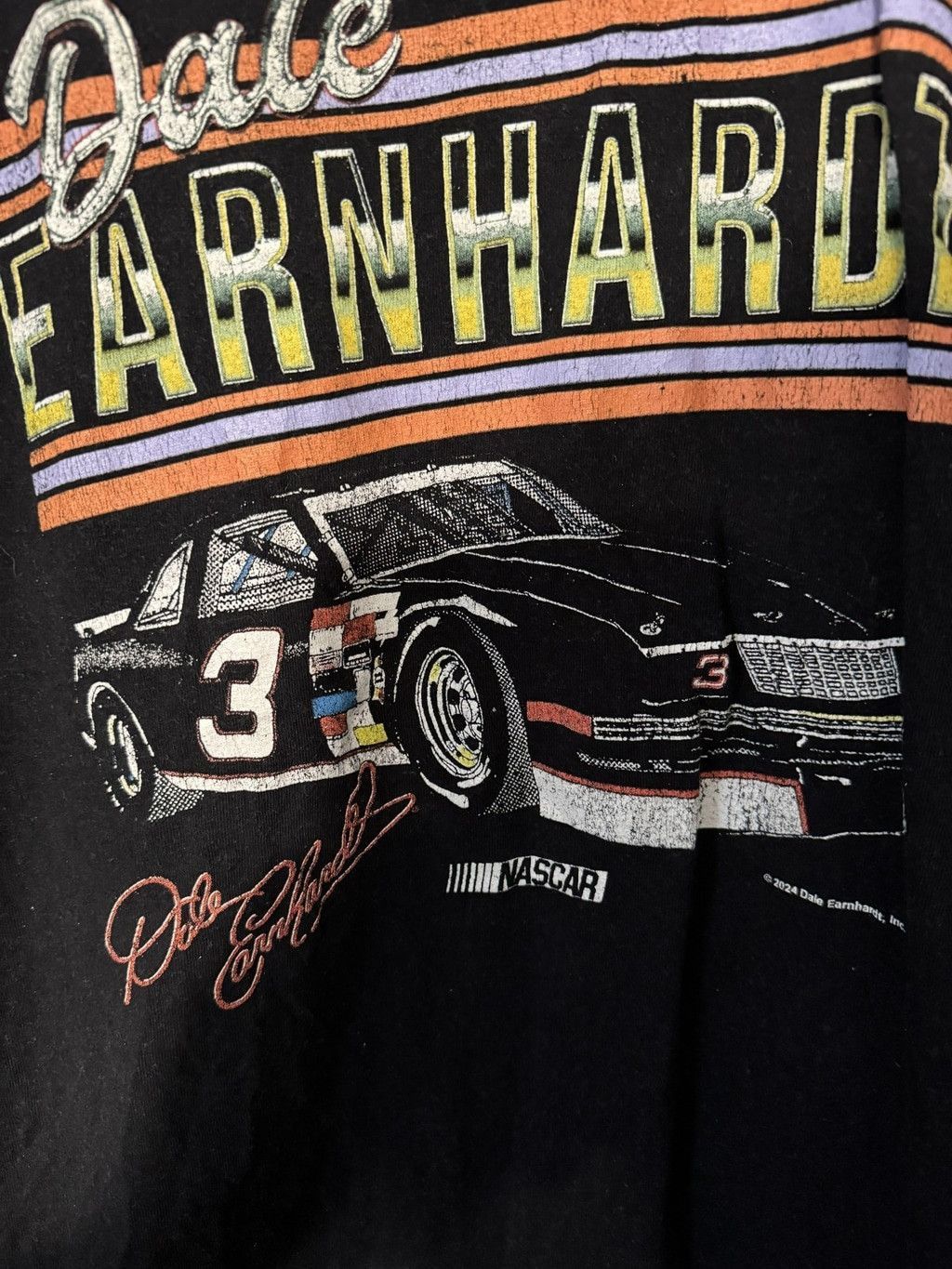 NASCAR Dale Earnhardt NASCAR Vintage #3 T-Shirt Men's Size L Black Size US L / EU 52-54 / 3 - 4 Thumbnail