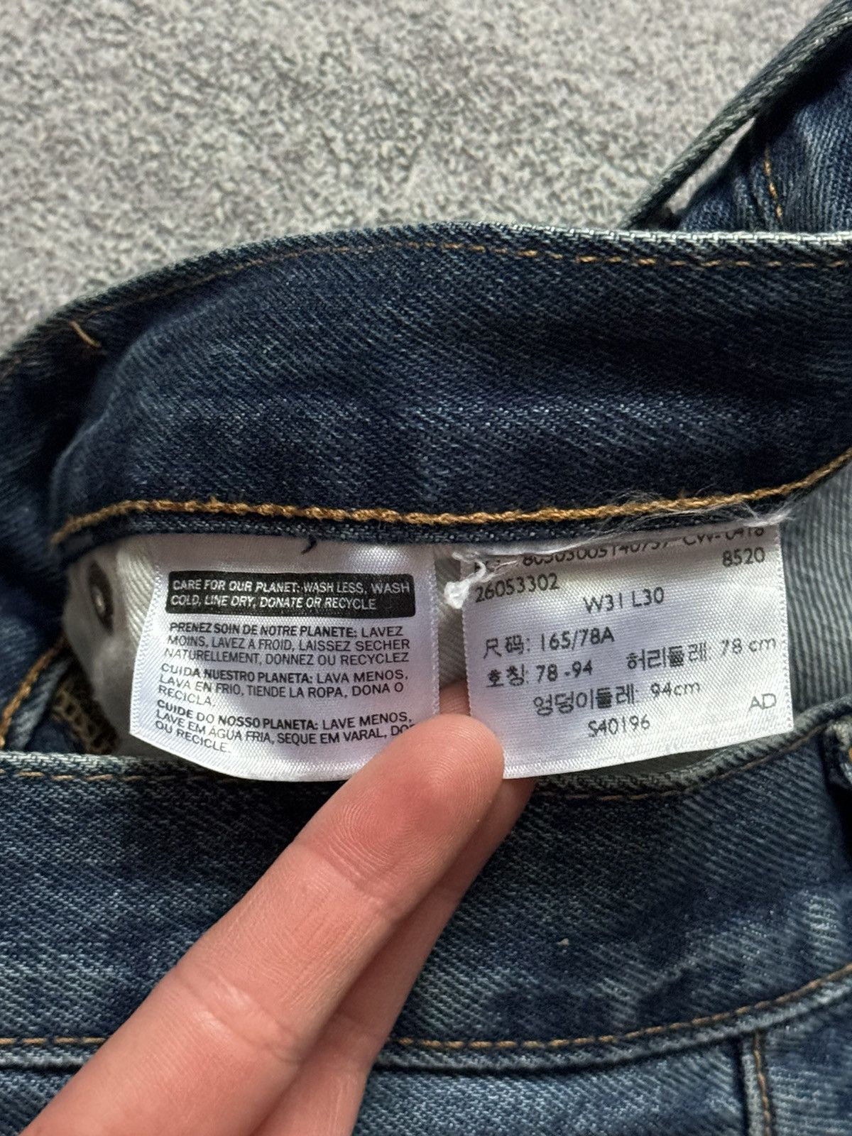 Levi's Levi’s 31/30 lot 514 denim pant trouser Jean chino Size US 31 - 13 Thumbnail