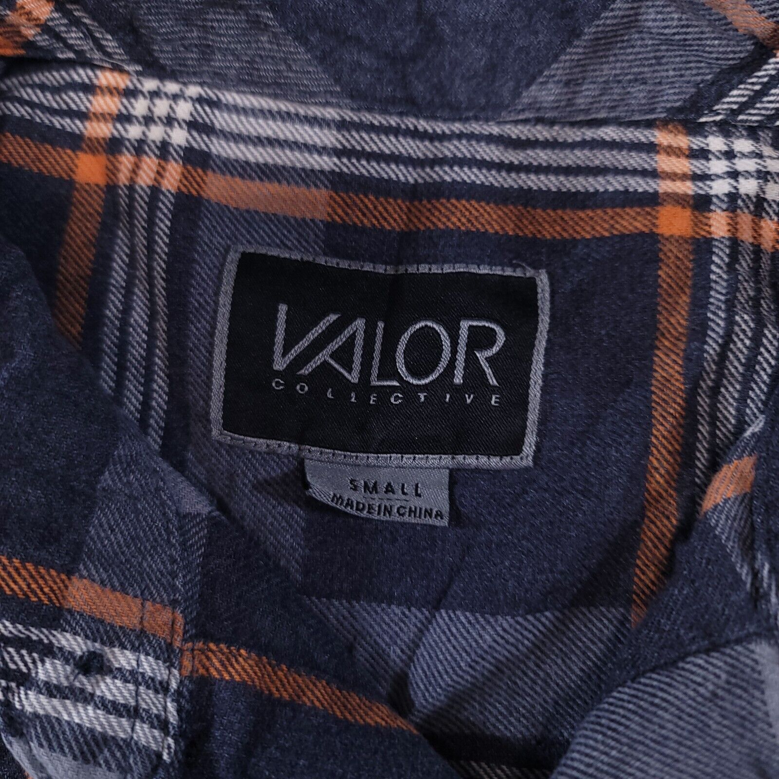 Valor Collective Valor Collective Madras Flannel Shirt Mens Size Small S Blue Size US S / EU 44-46 / 1 - 3 Thumbnail
