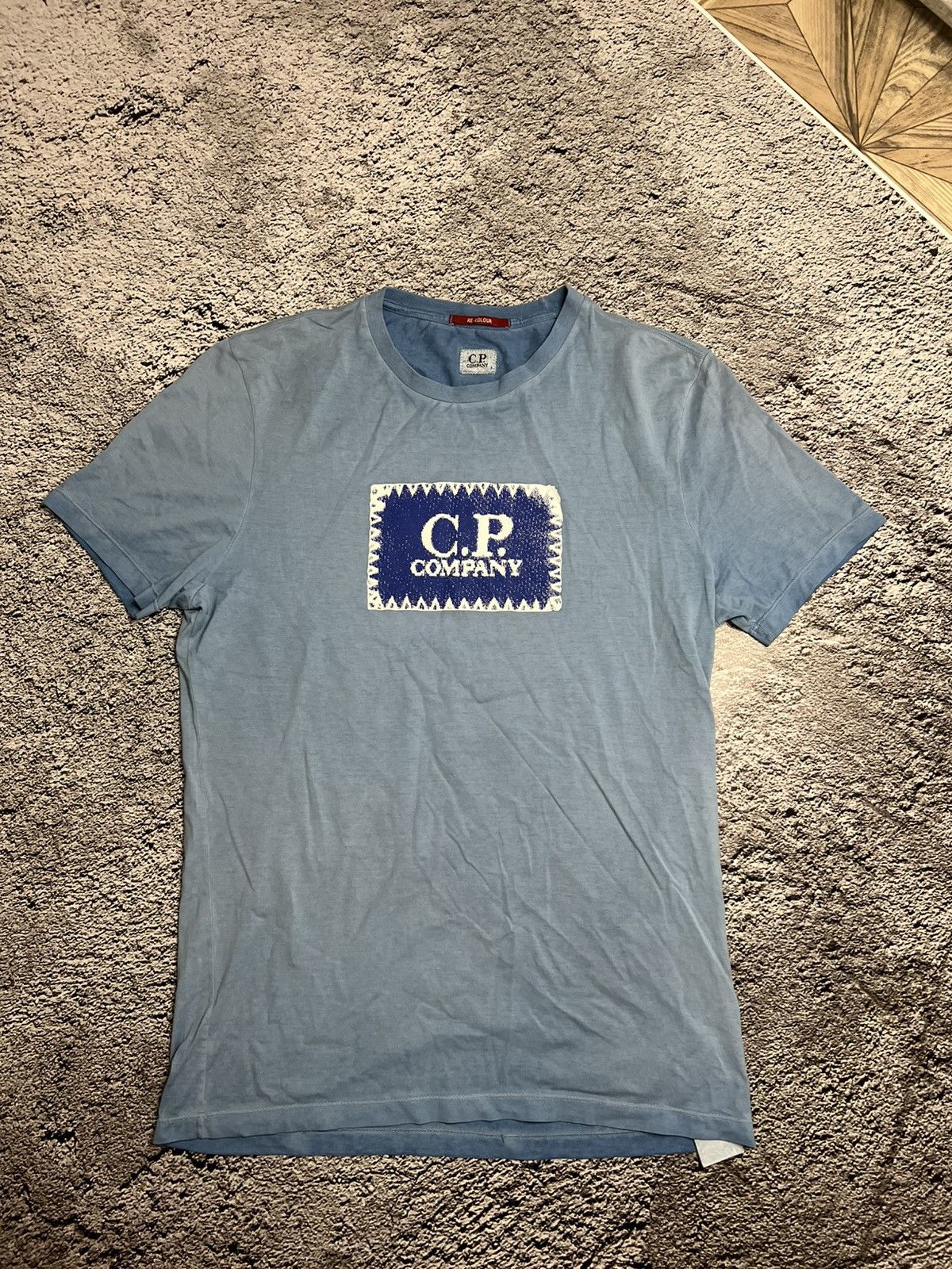 C.P. Company × Massimo Osti C.P. Company “re colour” garment dyed box logo t shirt Size US M / EU 48-50 / 2 - 3 Thumbnail