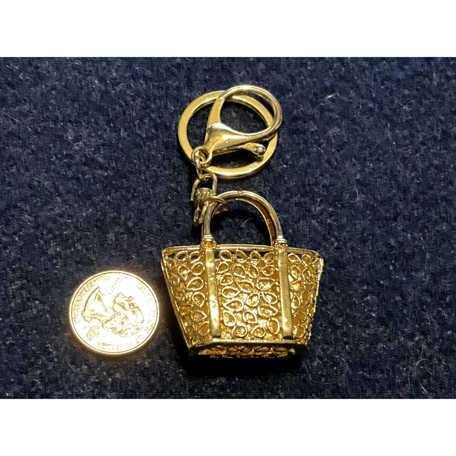 Other Handbag Shaped Rhiestone Enamel Keychain Size ONE SIZE - 4 Thumbnail