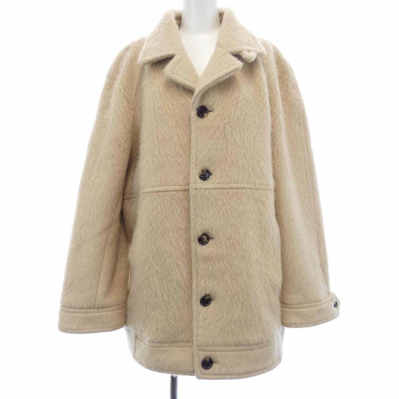 Celine Celine Celine 2M07A051P Camel Coat Natural Material Outerwear 2M07A051P DUTY FREE for USA Size ONE SIZE - 1 Thumbnail