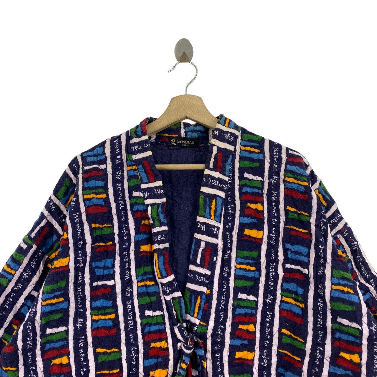 Montagut × Vintage Vintage MONTAGUT PARIS Three Quater Overprint Robe Style Size US XL / EU 56 / 4 - 2 Thumbnail