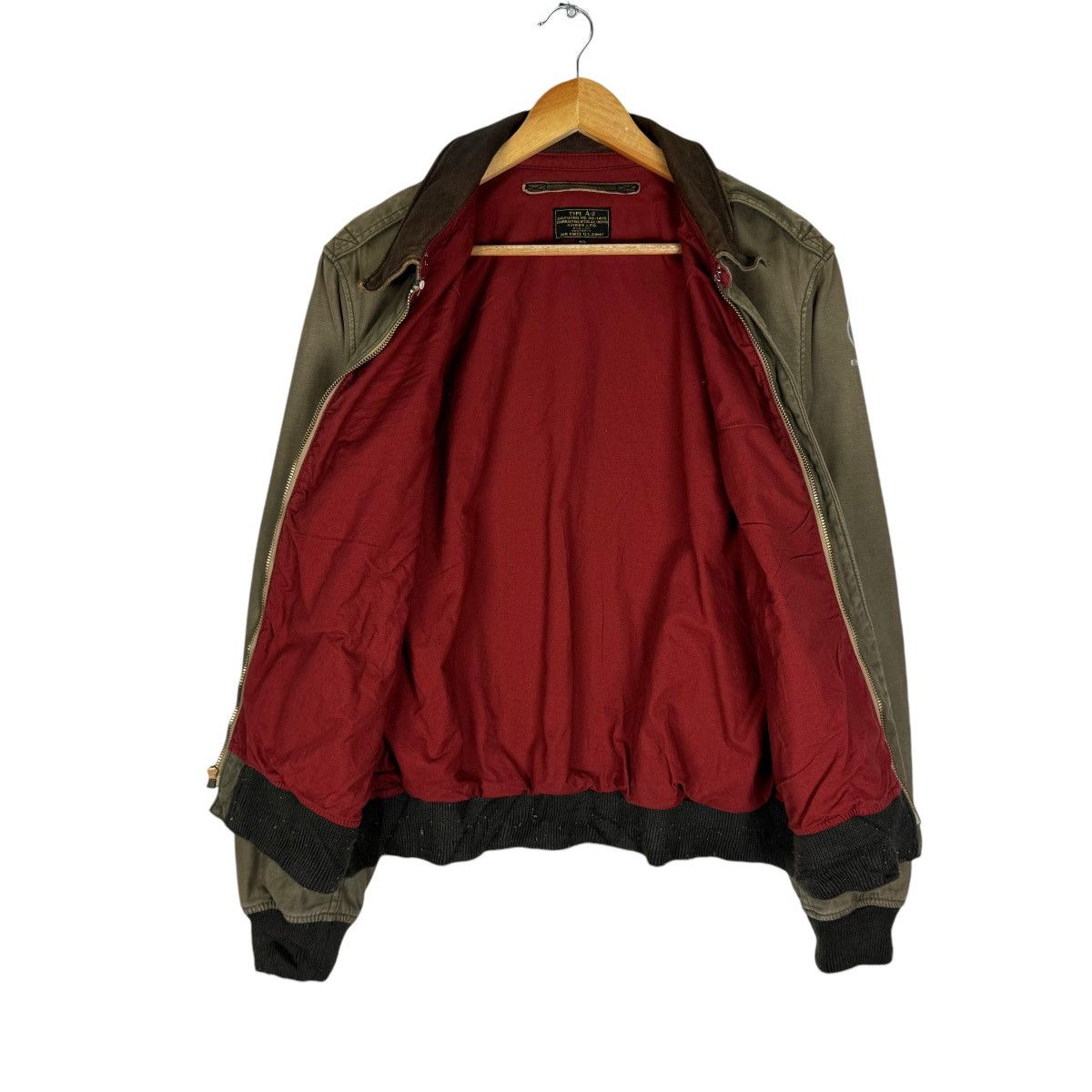 Avirex ⚡️AVIREX TYPE A2 BOMBER ZIPPER JACKET Size US M / EU 48-50 / 2 - 9 Thumbnail