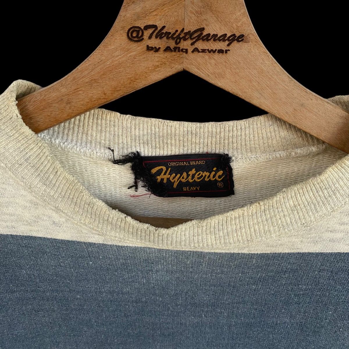 Hysteric Glamour Dont buy yet ! Hysteric Glamour Stripes Sweatshirt Size US XL / EU 56 / 4 - 3 Thumbnail