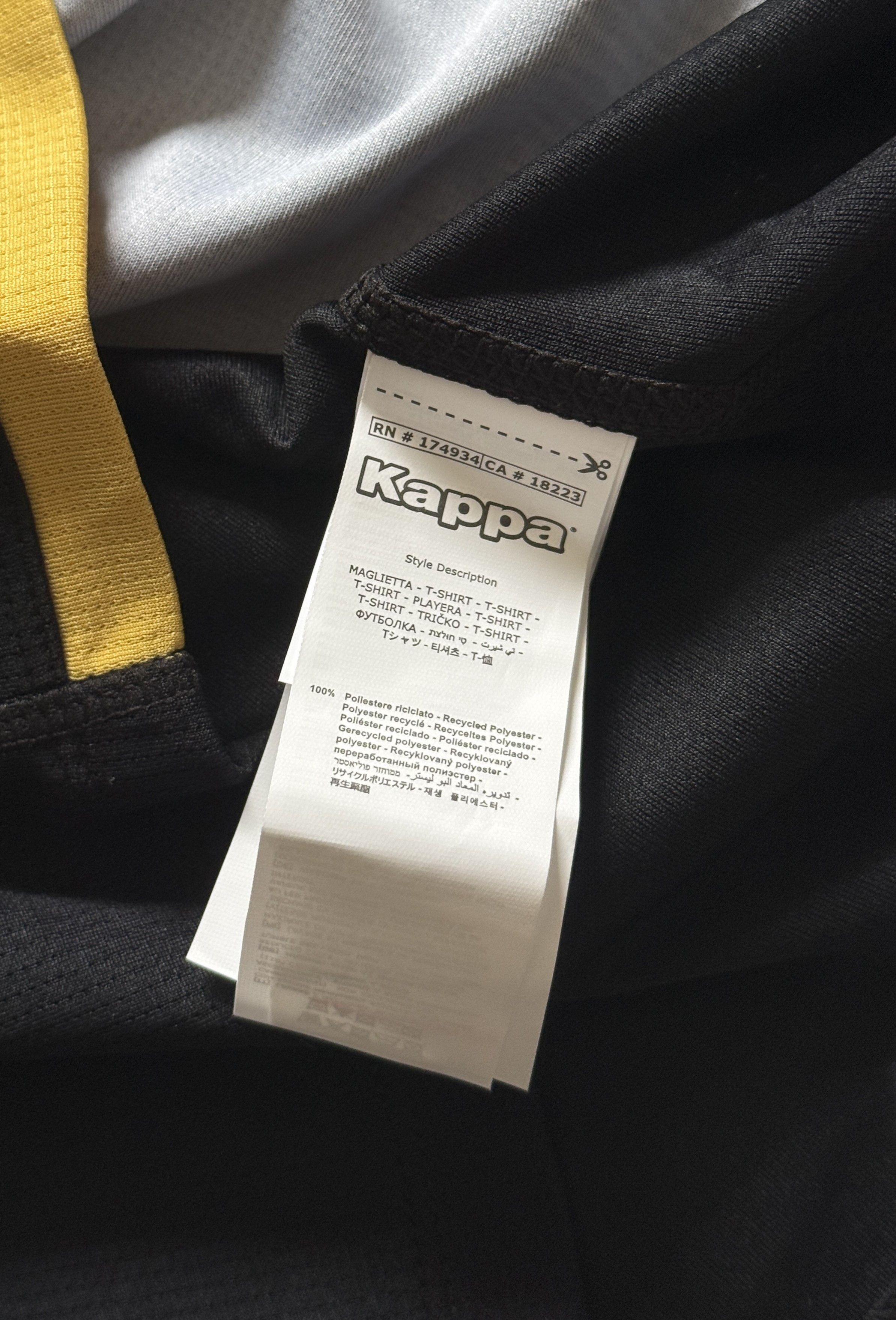 Kappa AS Monaco 2023/2024 Away Jersey Shirt Black Gold Kappa S Size US S / EU 44-46 / 1 - 6 Thumbnail