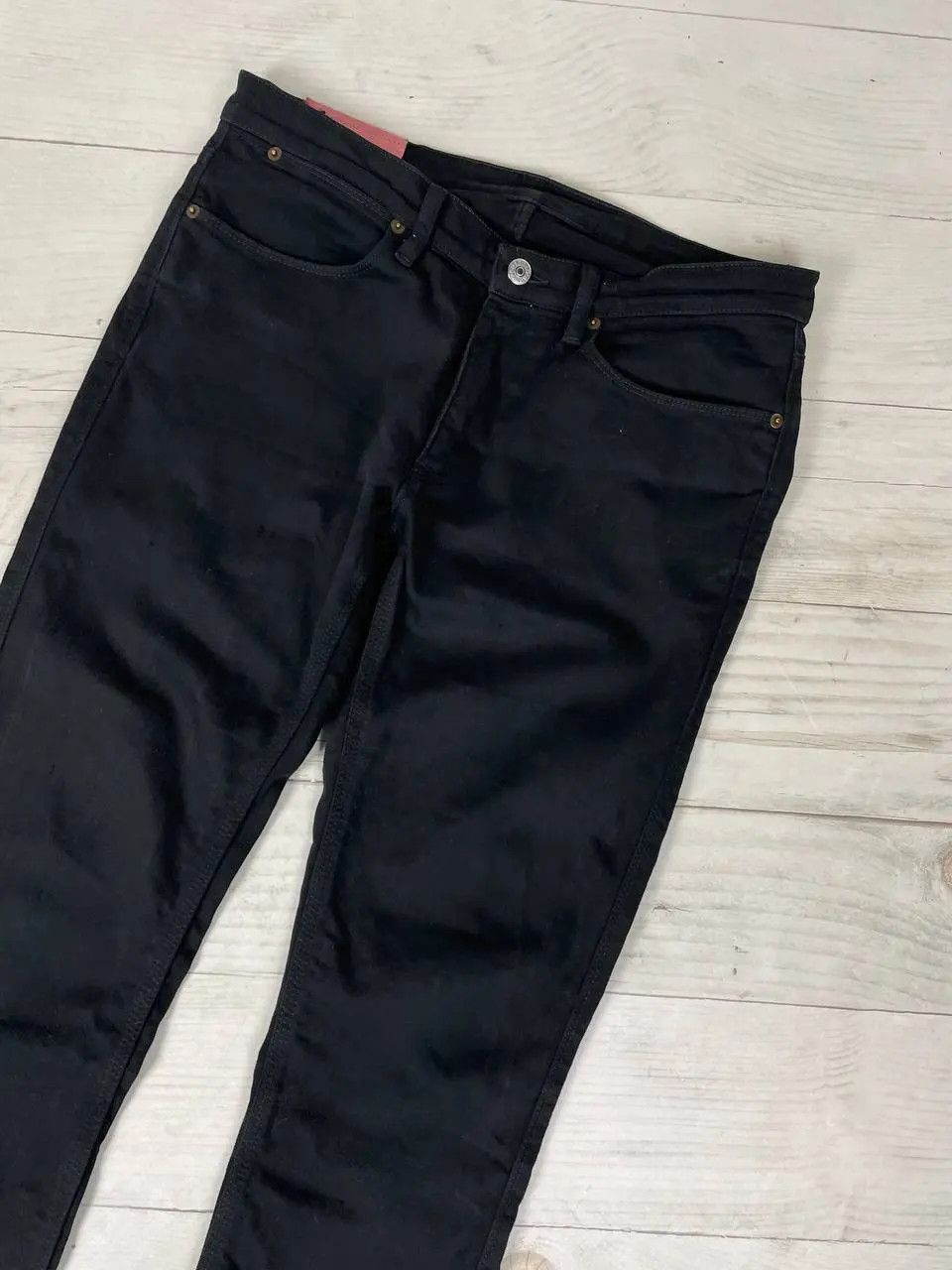 Acne Studios Acne Studios Max Stay Black Denim Jeans Size US 33 - 2 Thumbnail