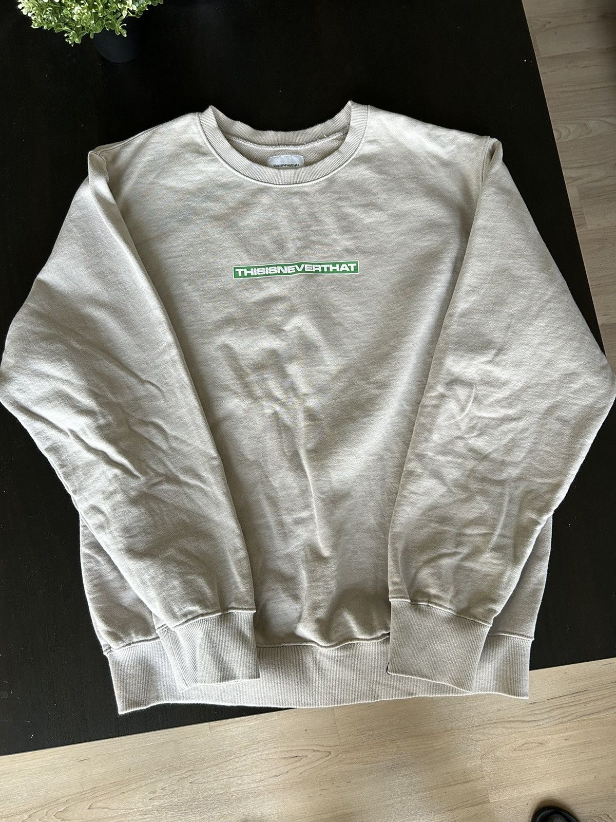 Thisisneverthat Logo Map Sweatshirt Grey