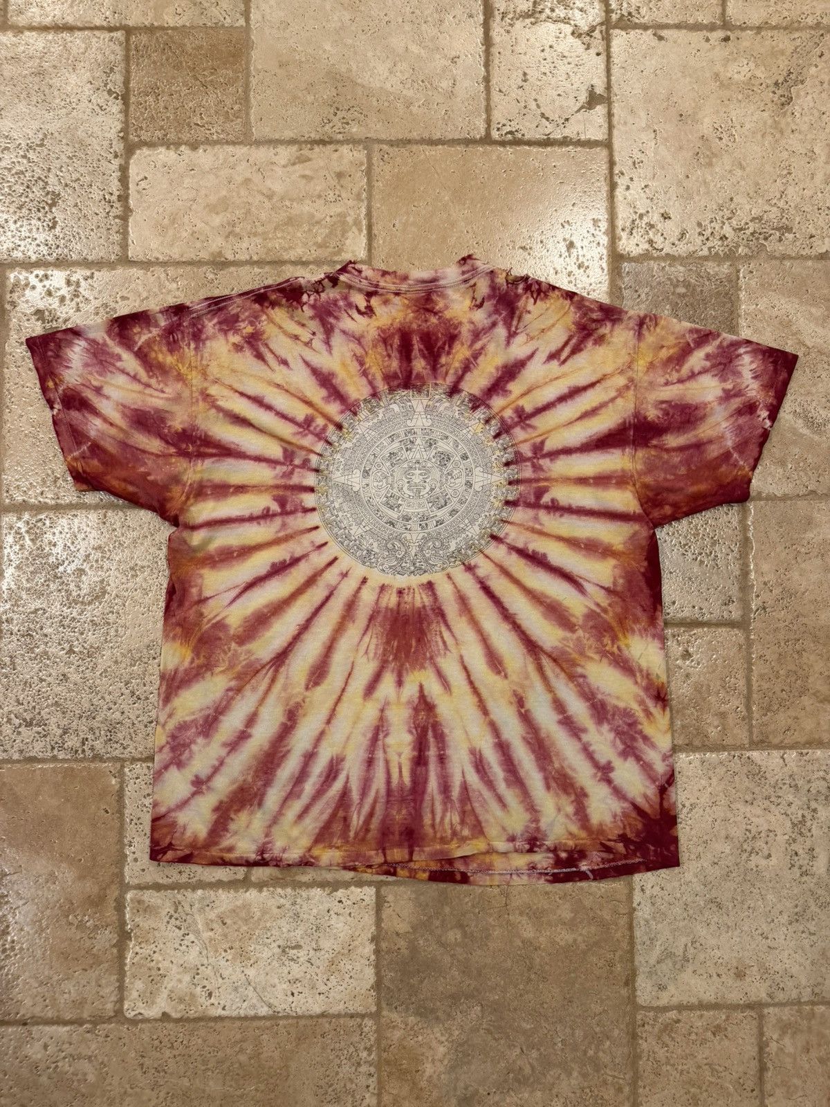 Vintage Vintage Grateful Dead Psychedelic Sun Dubois Tie Dye T-Shirt Size US XL / EU 56 / 4 - 10 Thumbnail