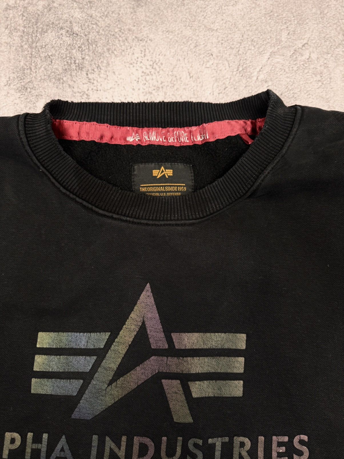 Alpha Industries Alpha Industries Men Sweatshirt Black Size XXL Size US XXL / EU 58 / 5 - 4 Thumbnail