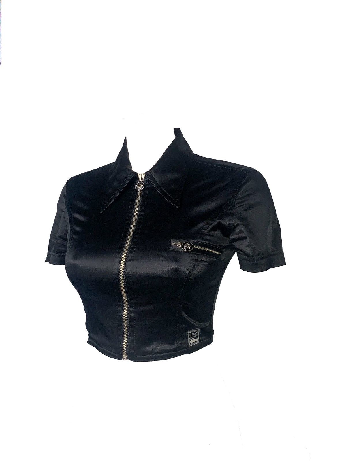 Versace × Versace Jeans Couture Versace Zip Up Crop Size S / US 4 / IT 40 - 4 Thumbnail