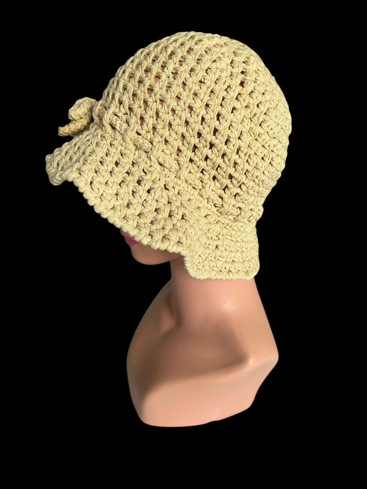 Japanese Brand × Kapital × Vintage Crochet Knitted Handmade Bucket Hats Size ONE SIZE - 3 Thumbnail