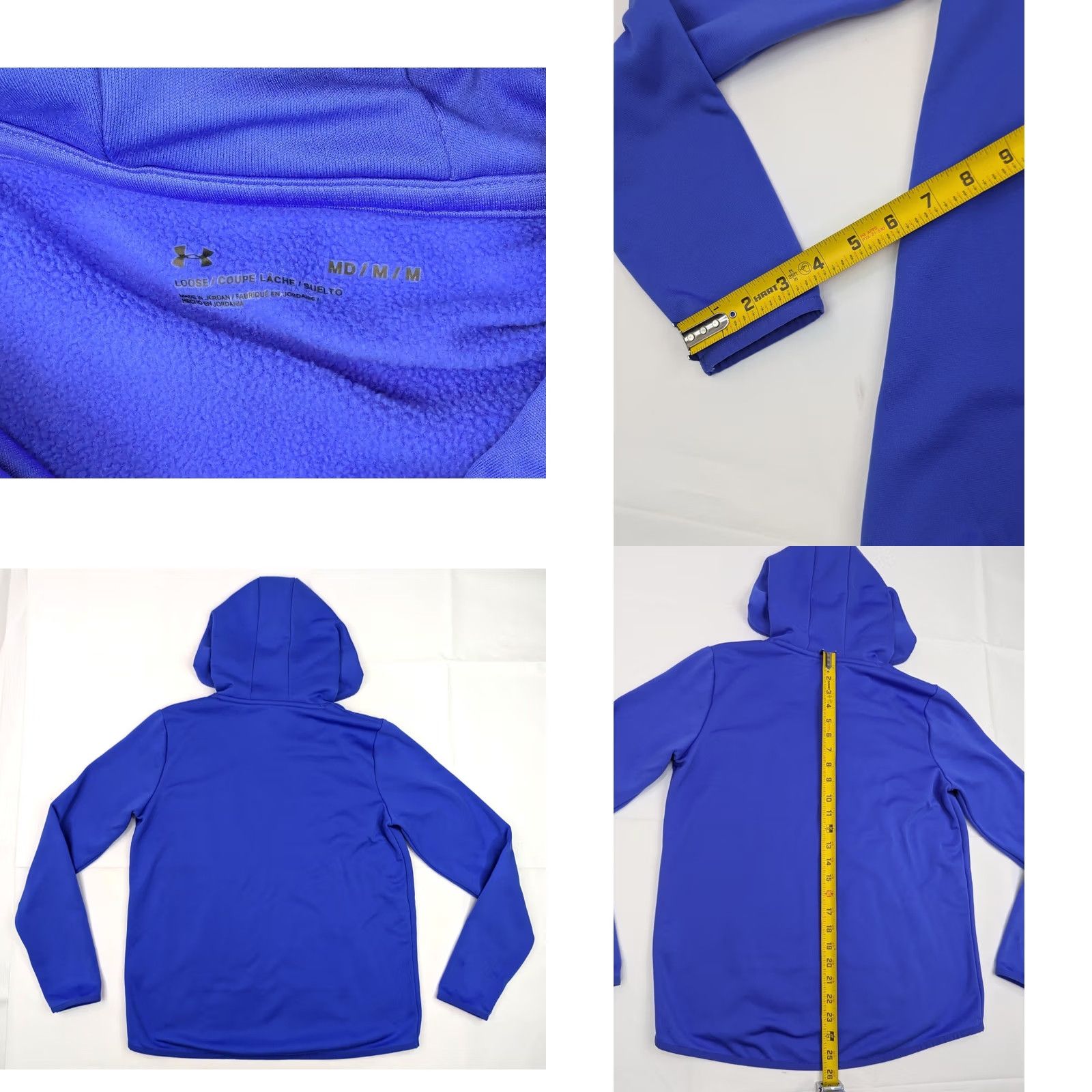Under Armour Under Armour Big Logo Hoodie Women M Blue Pullover Loose Activewear Size M / US 6-8 / IT 42-44 - 8 Thumbnail