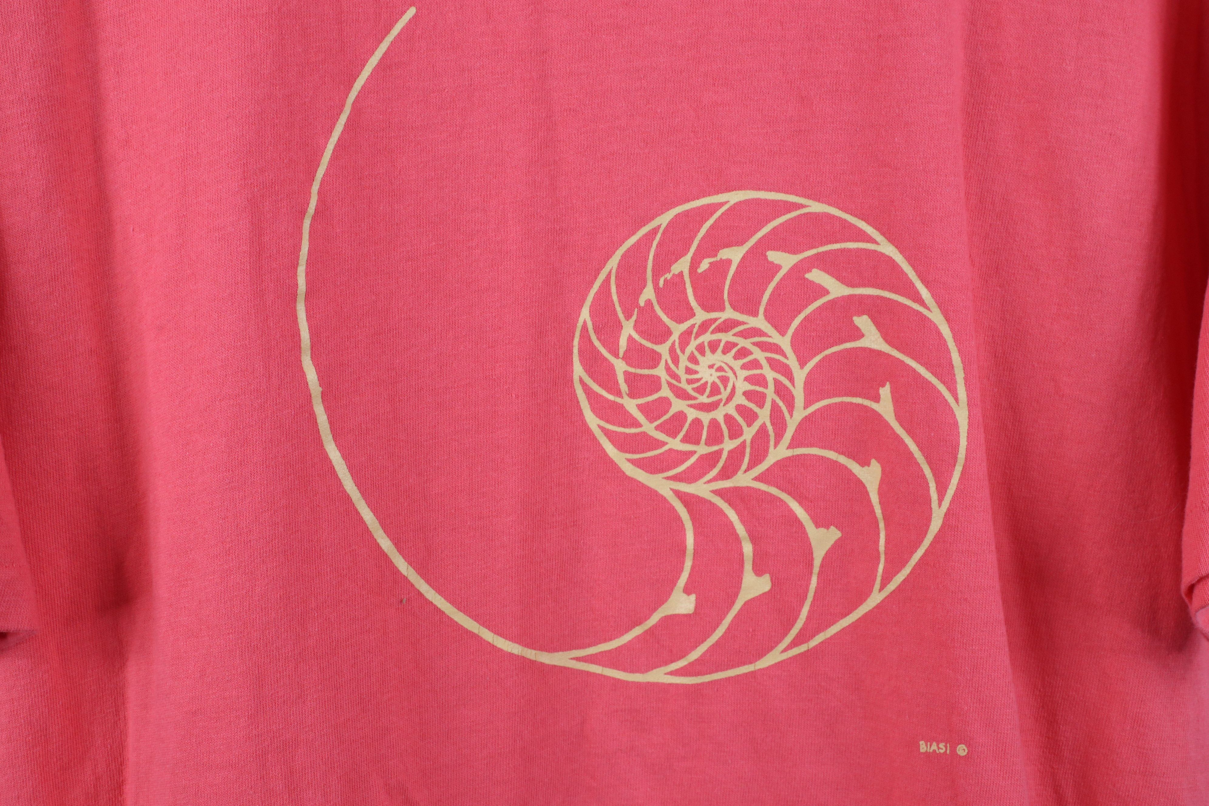 Vintage Vintage 70s 80s Fibonacci Golden Short Sleeve T-Shirt Size US XL / EU 56 / 4 - 4 Thumbnail