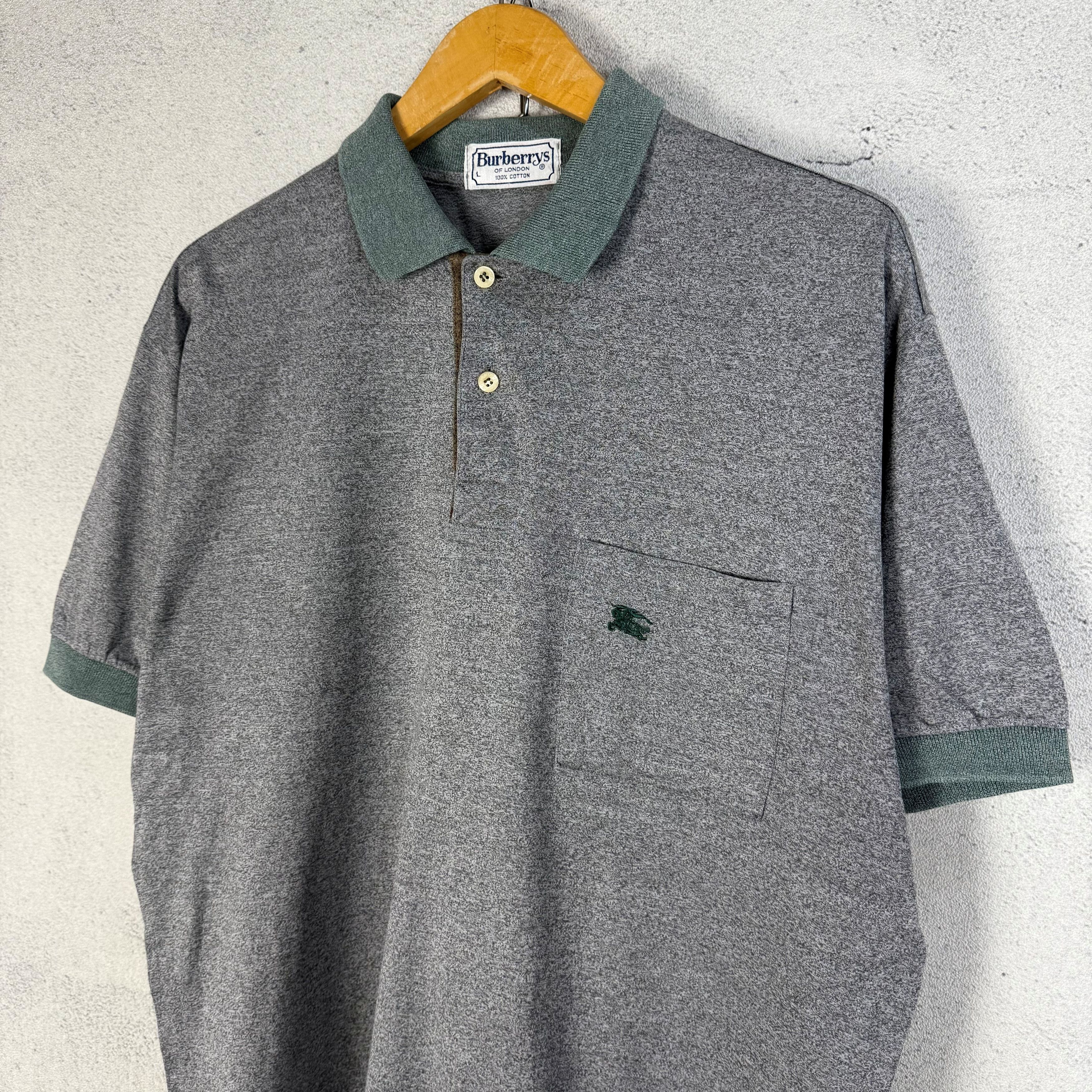 Burberry Vintage Burberry Polo Shirt Size US L / EU 52-54 / 3 - 2 Thumbnail