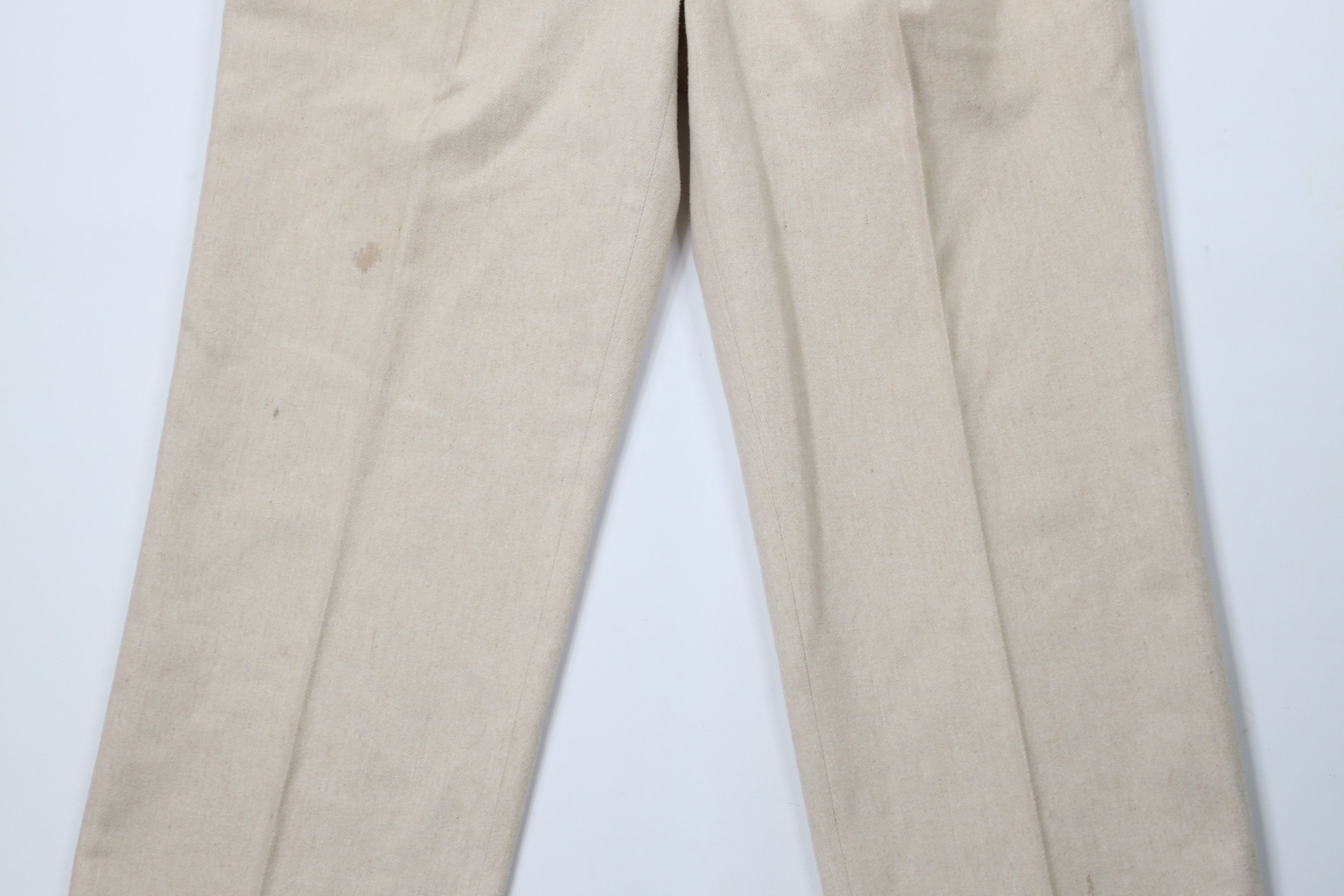 Vintage Vintage 90s Streetwear Heavy Wool Pleated Chino Pants Size US 36 / EU 52 - 3 Thumbnail