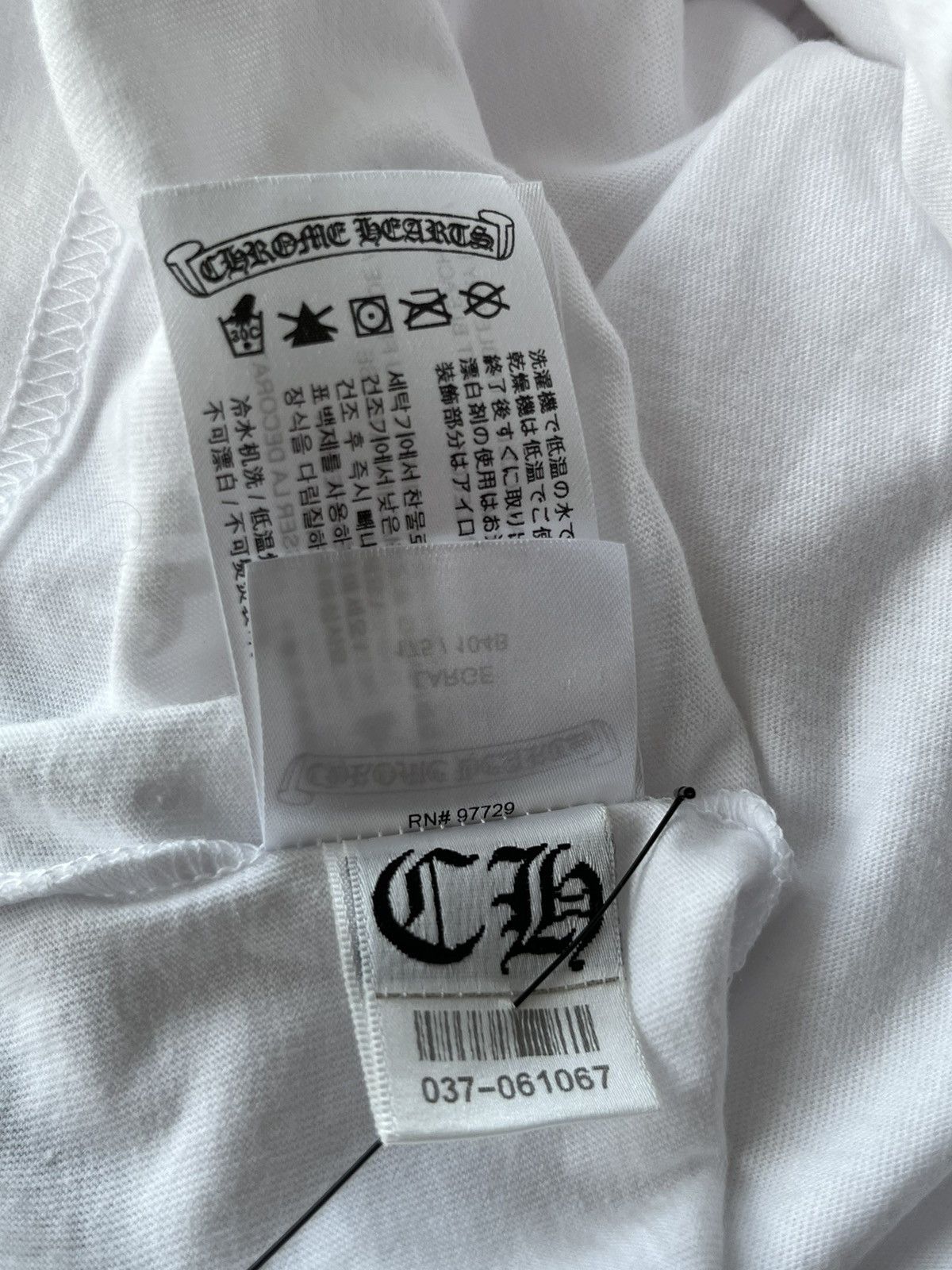 Chrome Hearts Brand New Chrome Hearts Logo Classic Tee Size US L / EU 52-54 / 3 - 8 Thumbnail