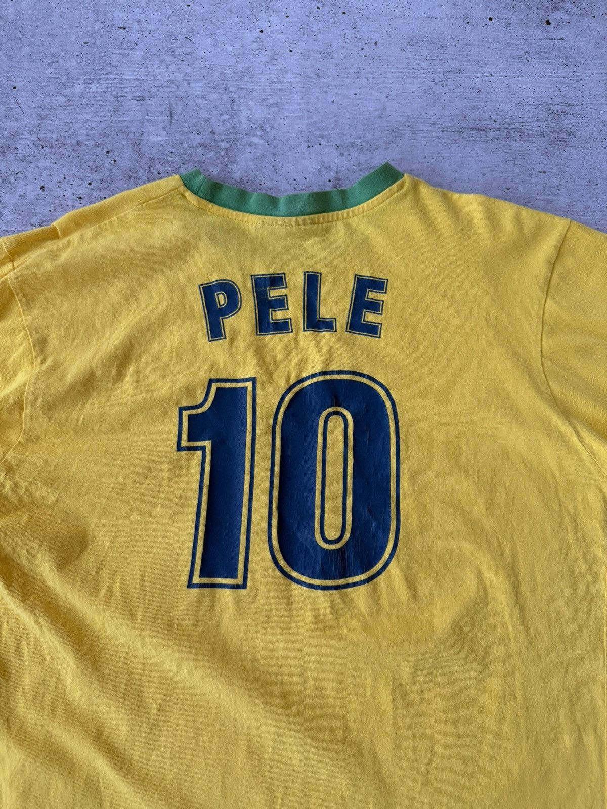 Penalty × Vintage Admiral Vintage 90s Brazil Pele #10 t Shirt Size US L / EU 52-54 / 3 - 5 Thumbnail