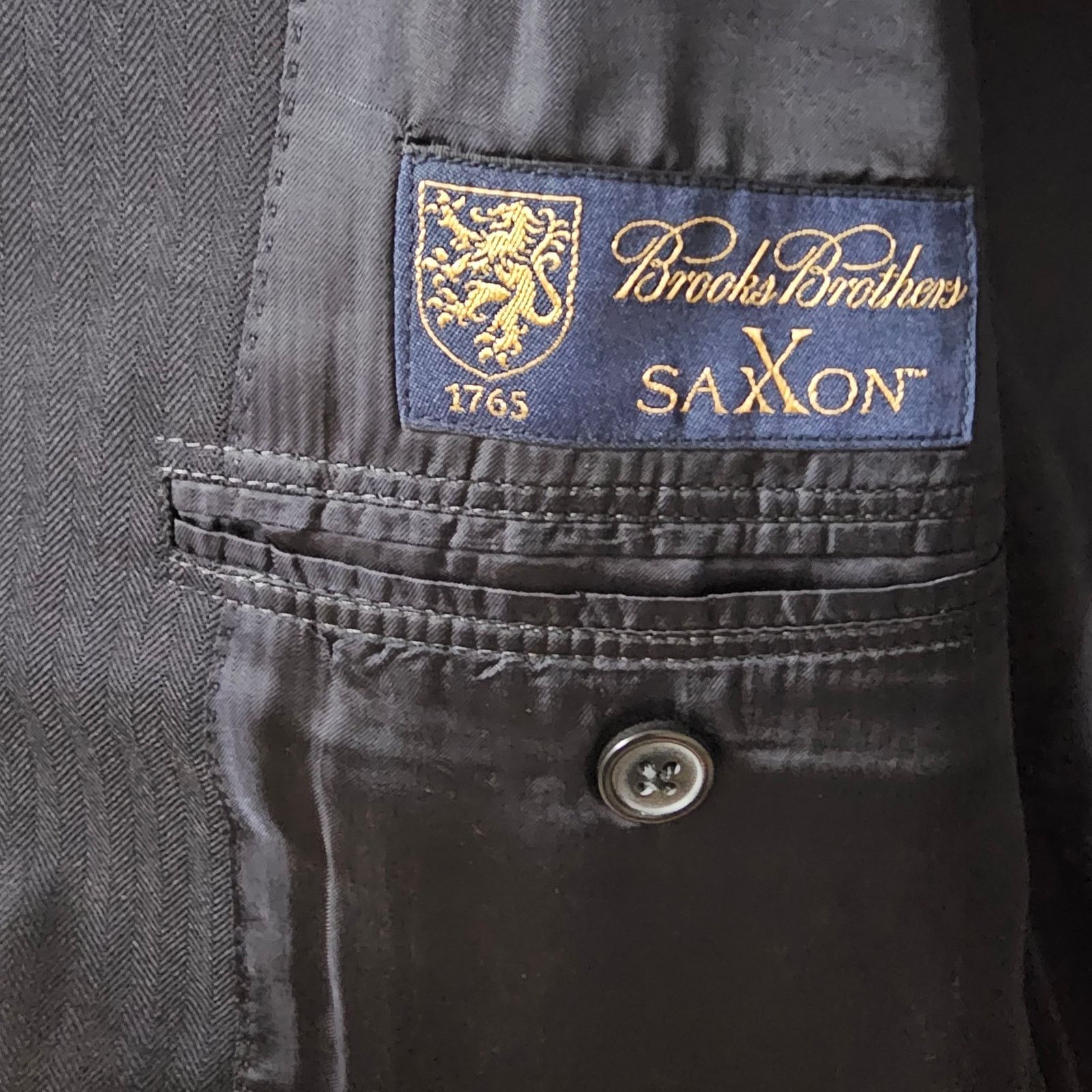 Brooks Brothers Brooks Brothers 1818 Madison Wool Saxxon Jacket sz 44R 39W Size 44R - 9 Thumbnail