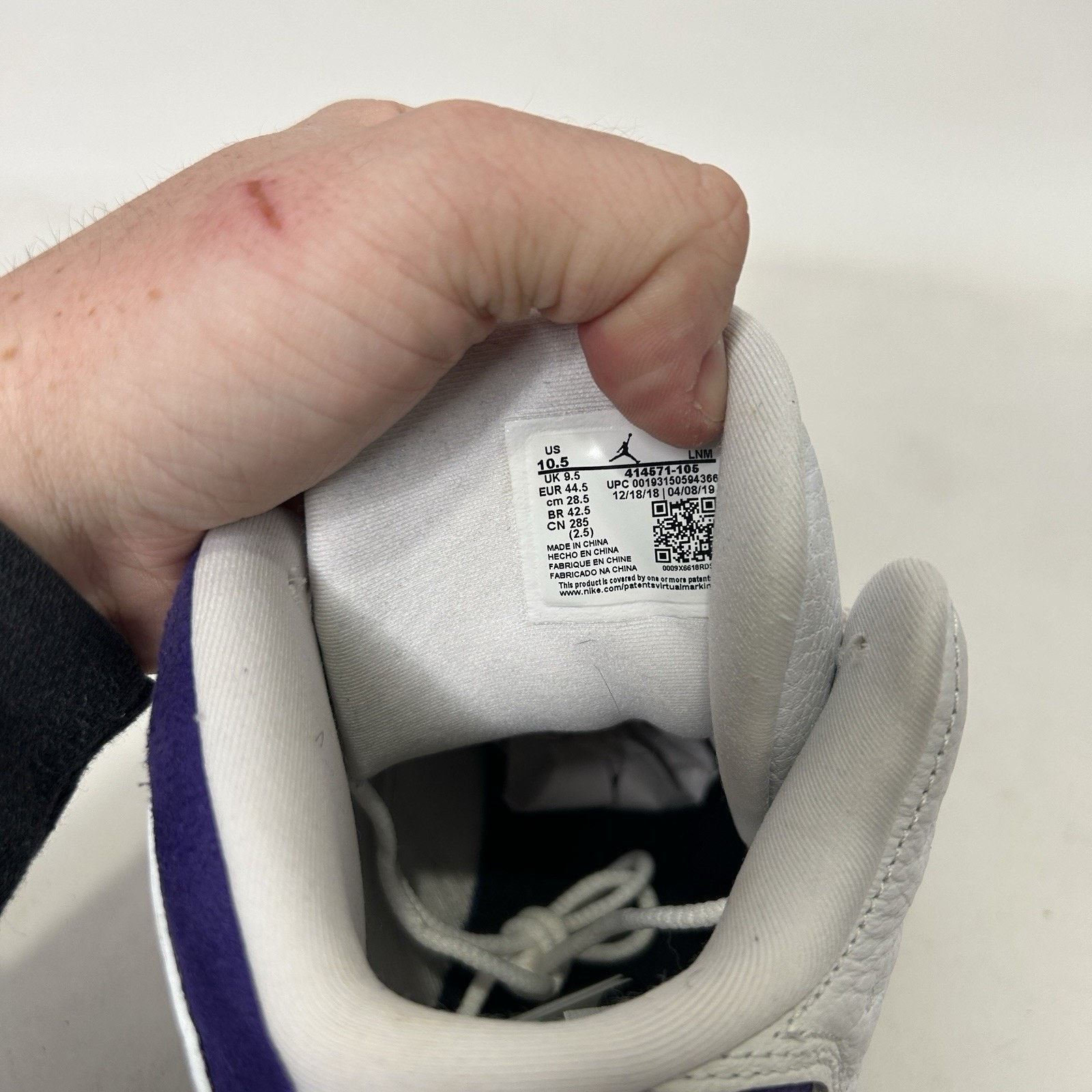 Jordan Brand Nike Shoes Air Jordan 13 Retro OG “Lakers/Purple White” Size US 10.5 / EU 43-44 - 8 Thumbnail