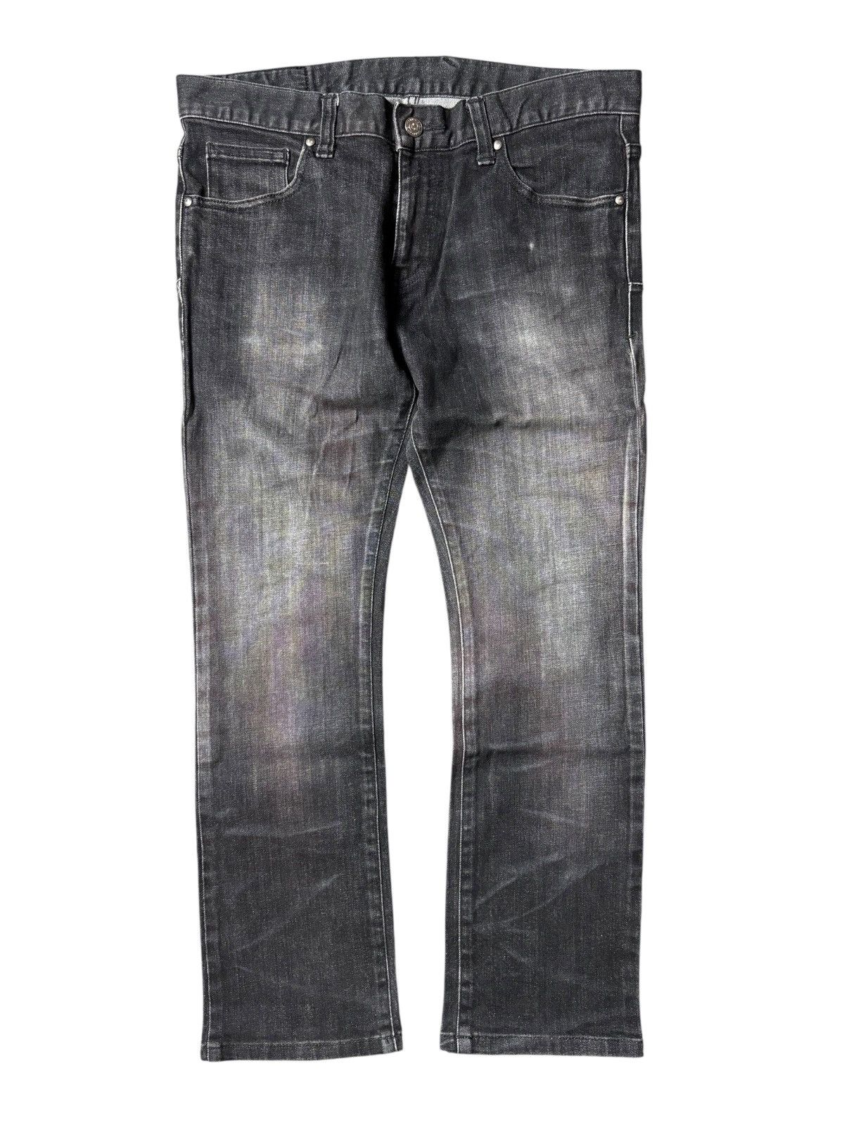 パンツ Y2K 00s TORNADO MART fade denim pants Tornado Mart - Early 00s Shatter Washed Flared Jeans