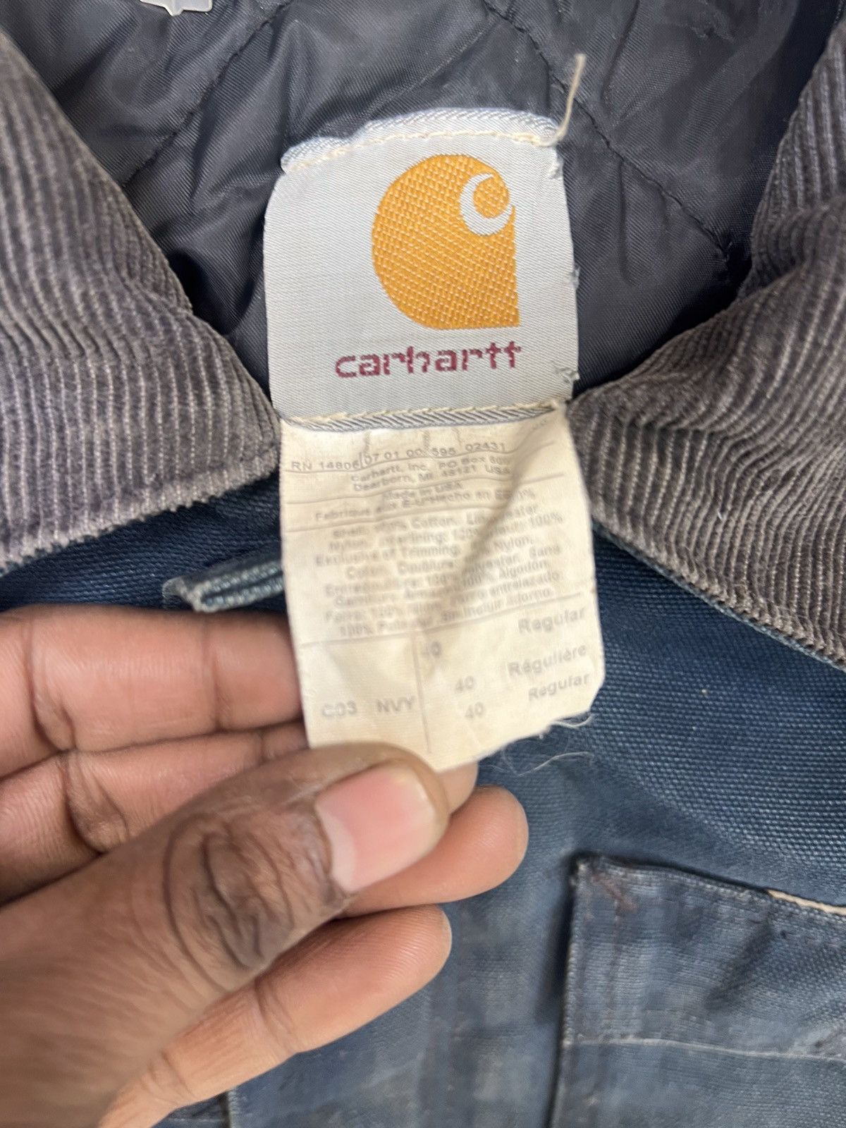 Carhartt vintage carhartt blabket line arctic jacket Size US S / EU 44-46 / 1 - 4 Thumbnail