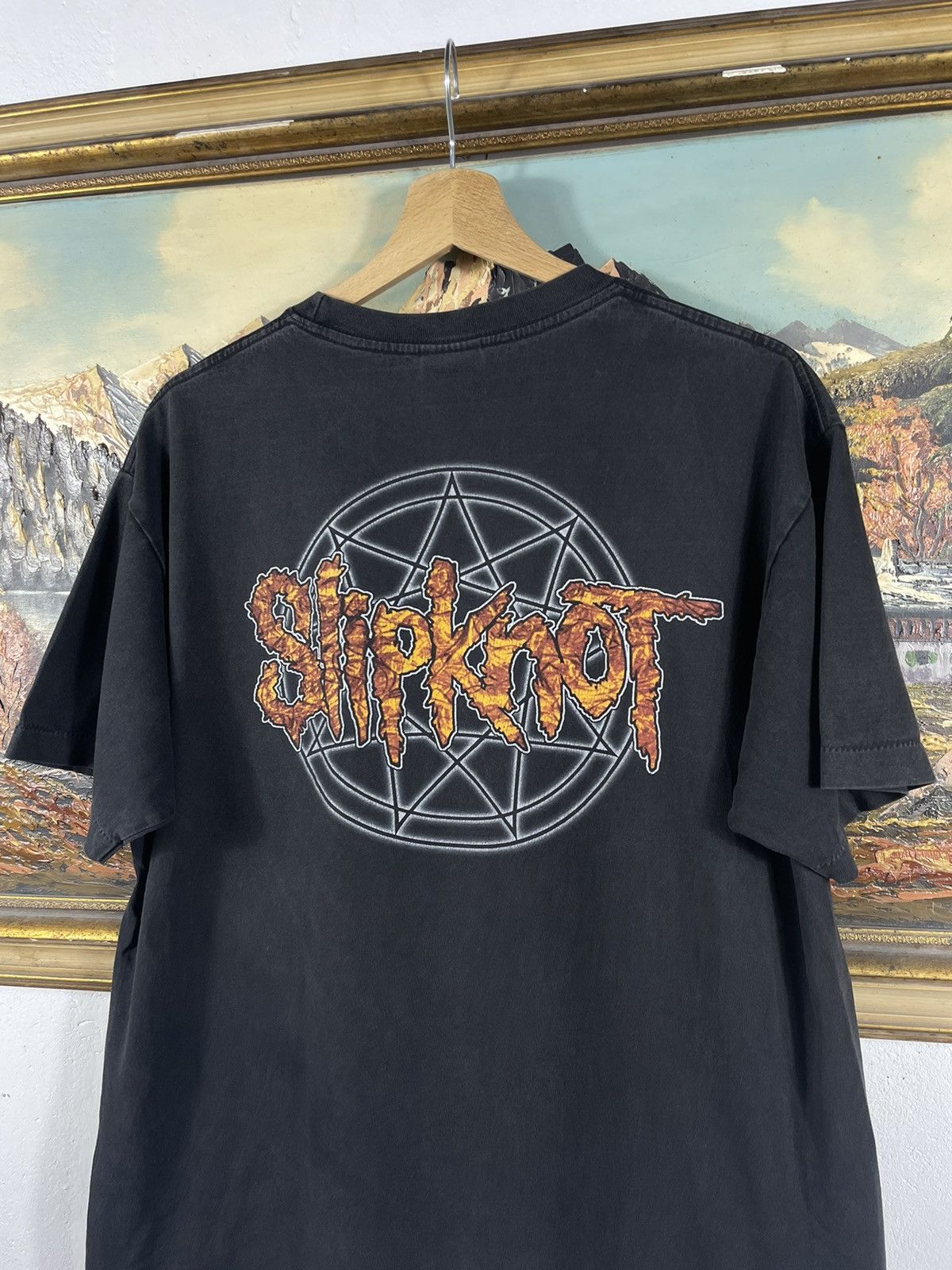 Band Tees × Slipknot × Vintage Slipknot Vintage Retro 90s Metal Rock T Shirt Tee Size US L / EU 52-54 / 3 - 8 Thumbnail